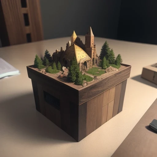 3598年Mars realistic model, (split ends, original photo, best quality, masterpiece:1.4),Steampunk Cyberpunk 6820 City,(CyberpunkMars light:1.3), Mars (related to land),(in a small nature box:1.3),Isometric, small nature, landscape on foundation,landscape,