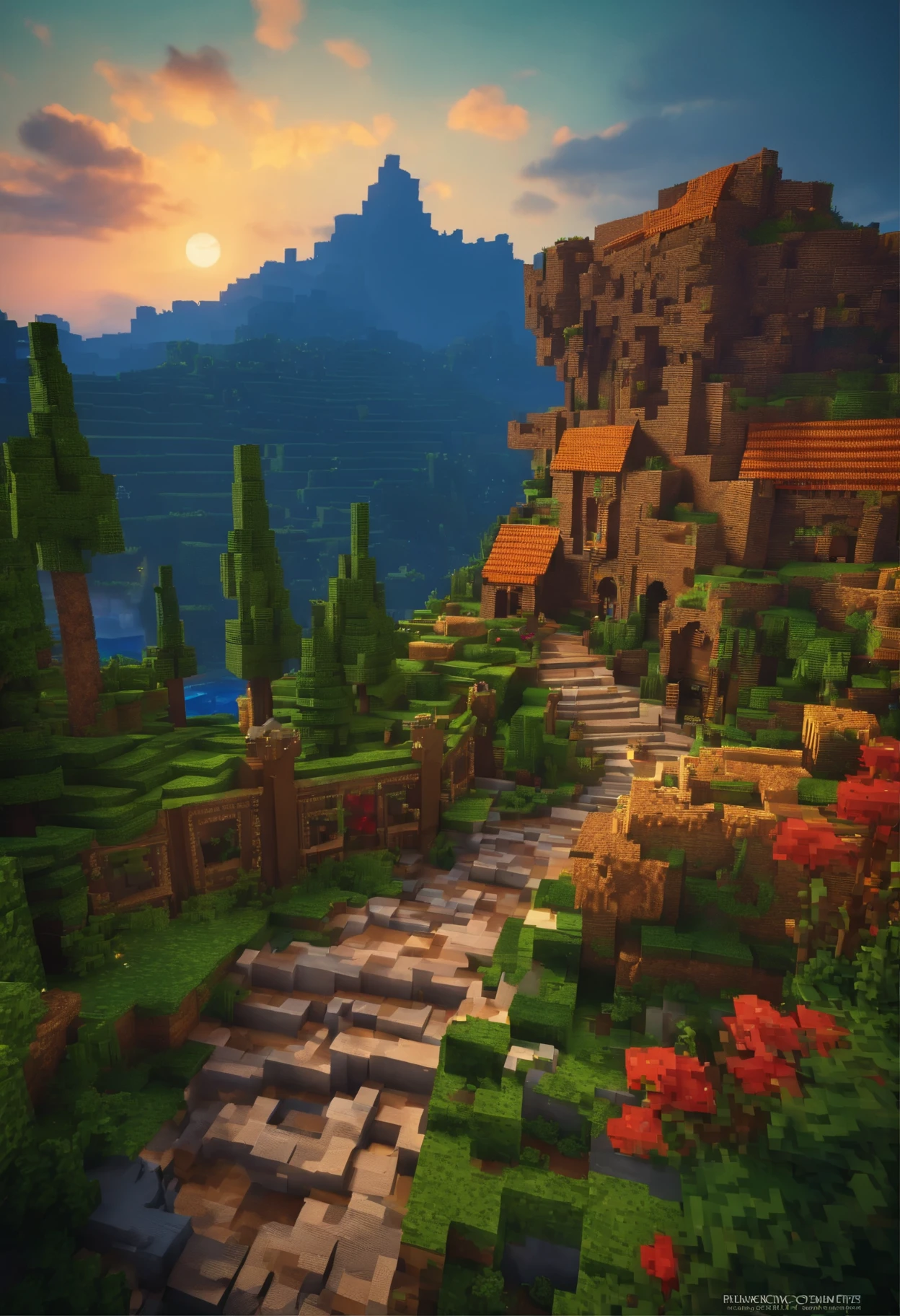 aldeano de minecraft saludando