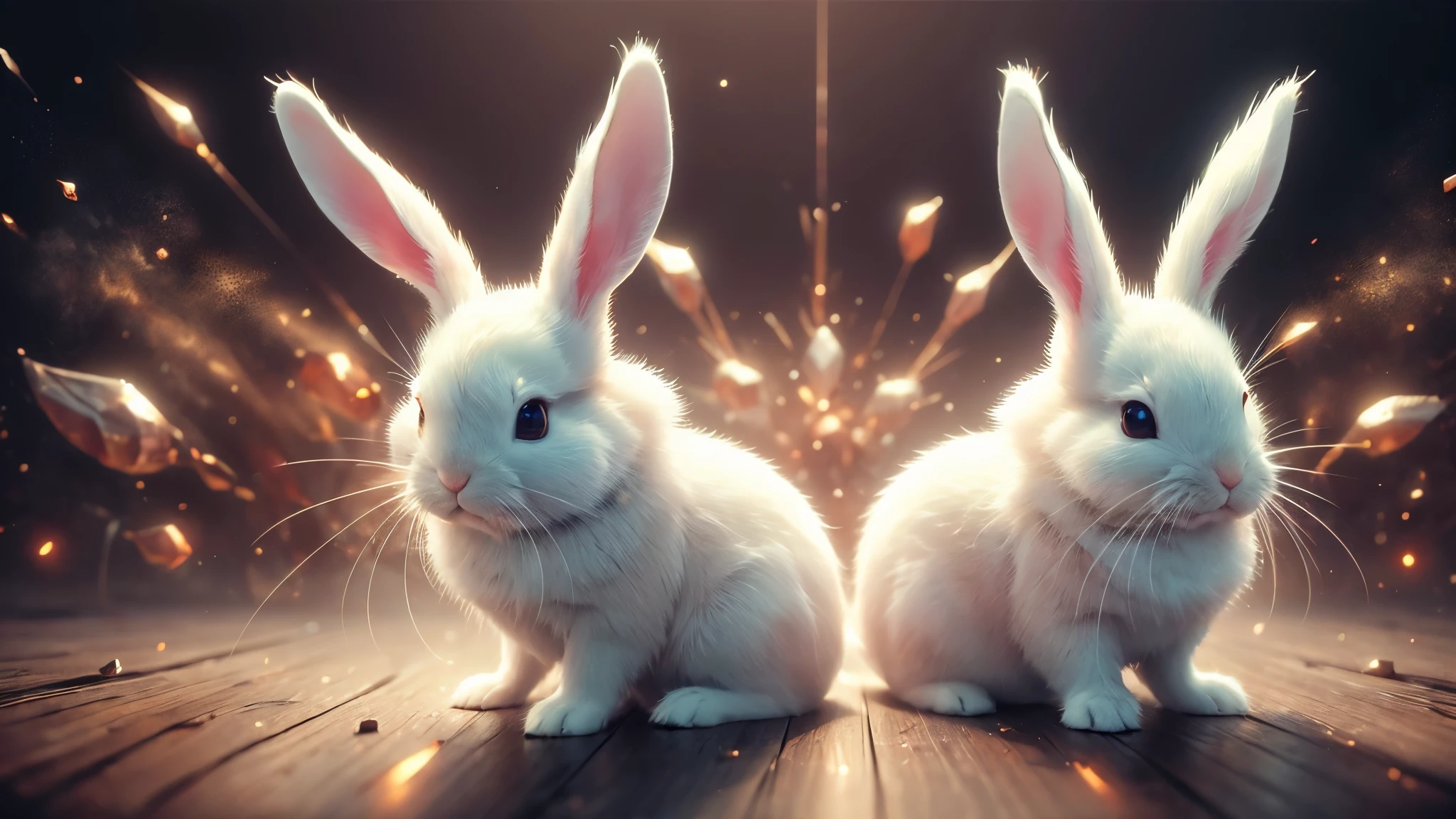 (master piece), 8k, best quality, cute rabbits