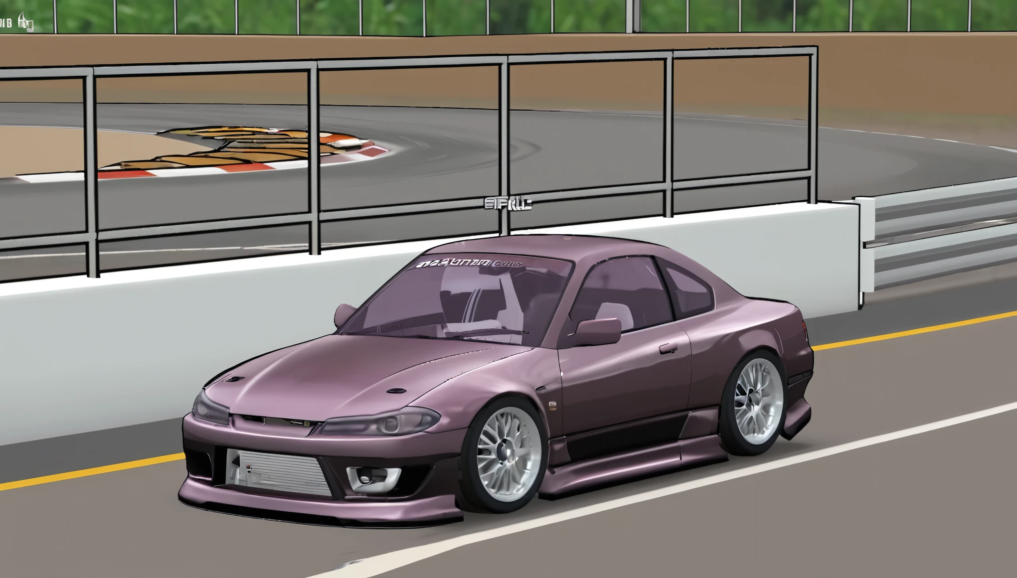 1car, nissan silvia s15, rain, realistic, ultra detail, hd, 70mm lens