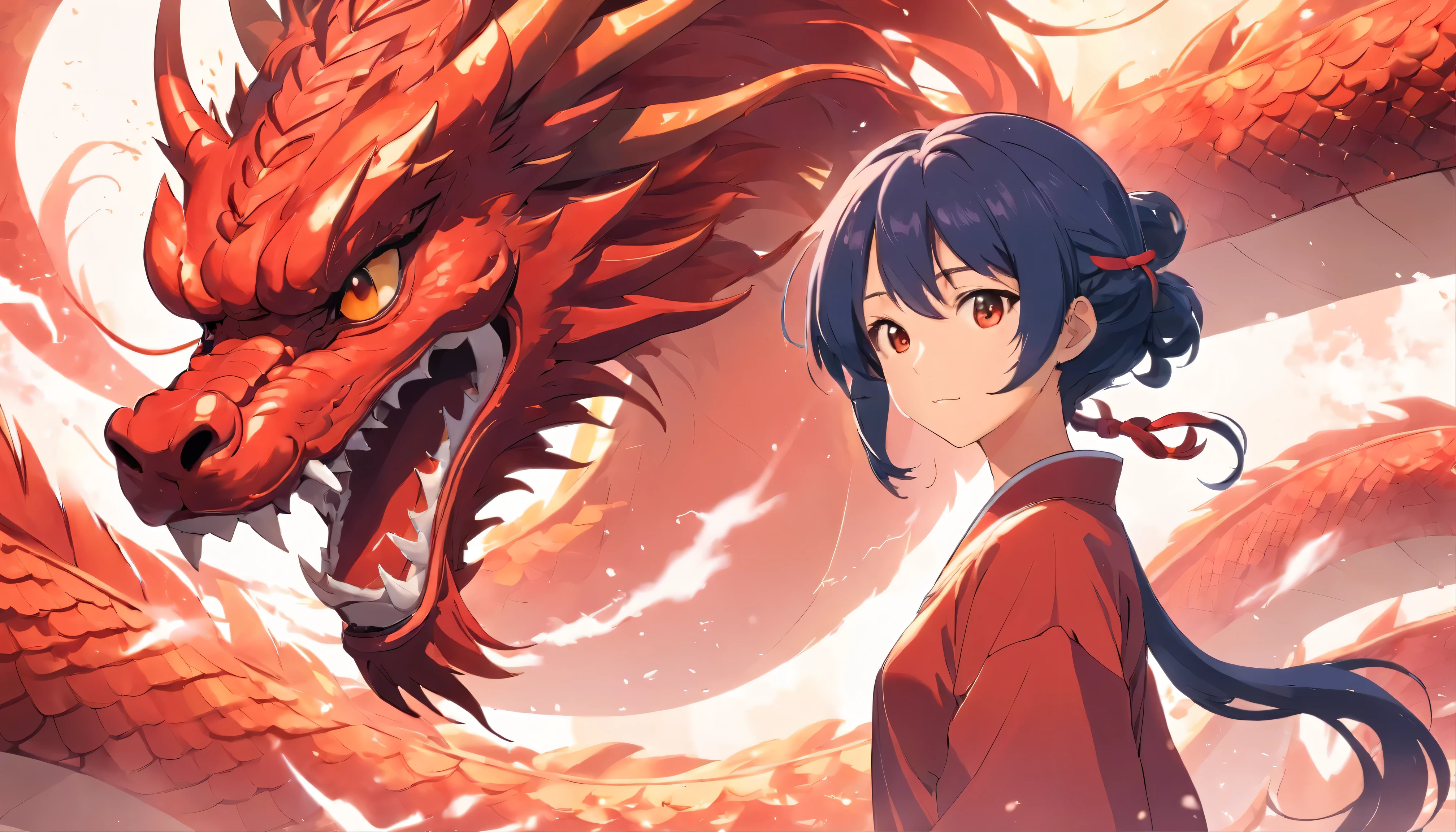 masterpiece、(red background:1)、Chinese dragon made of white jade、the art of mathematics、indoor light and shadow、simple white background、mist、Holy Aura、Long wavy、fangs、upper part of body、Dreamy、wind、myth、high quality、The content is very detailed、masterpiece、epic、particle effect、Dynamic effects