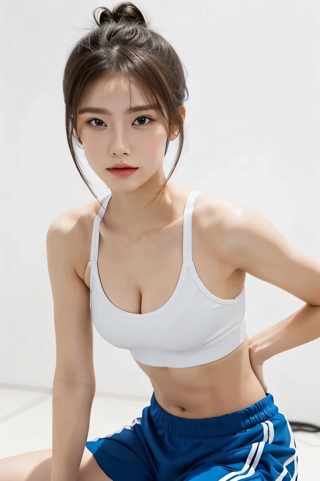 realistic, beautiful face