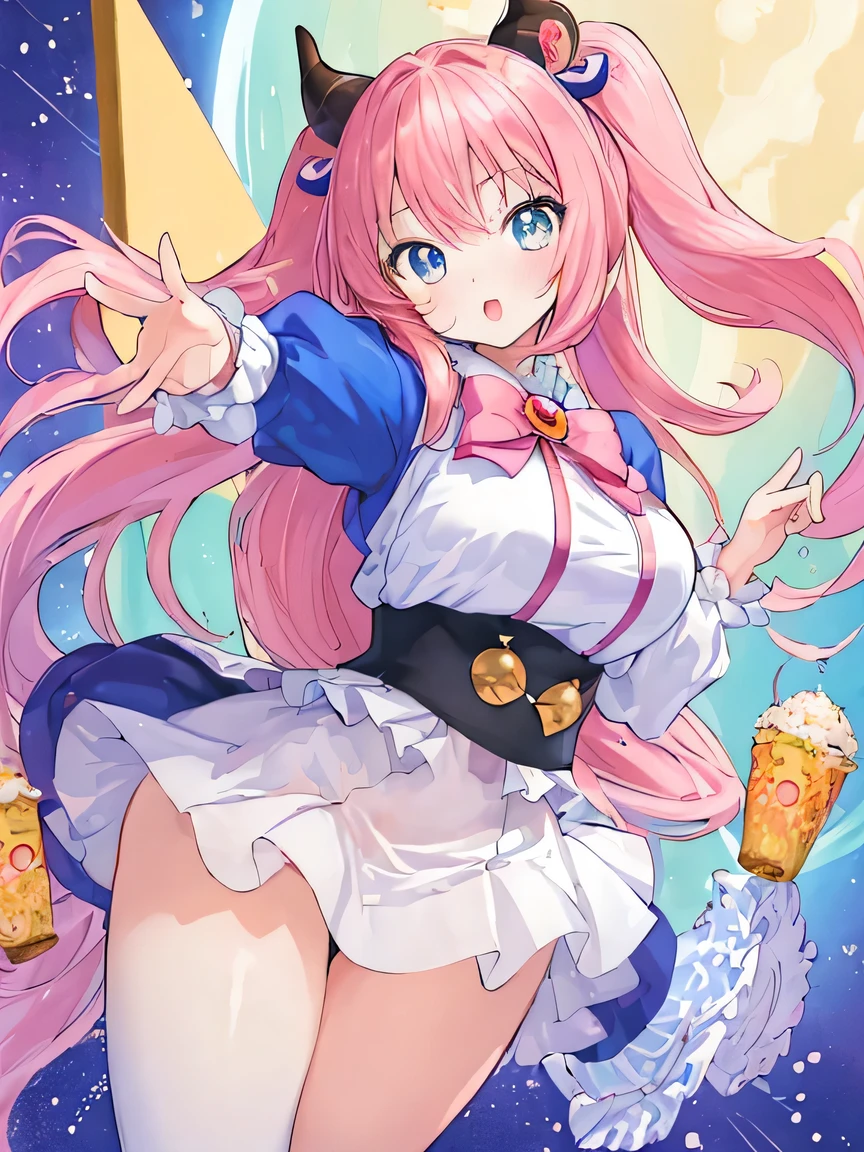 ((Highest quality, 8k, masterpiece :1.3)), ((Dark skin)). Magical girl. magical girl. Pink Hair. Big ass. Thick legs. huge boobs. milking. mini skirt. cum in Pussy. Pink rubber suit. Slippery and shiny. slouch. Long Breasts. cum on tits. Chest Curtain. semen. Gold decoration. lick the dick. Sucking dick.Big Areola.puffy nipples.large boobs.long boobs.big nipples..Milking.blow job.