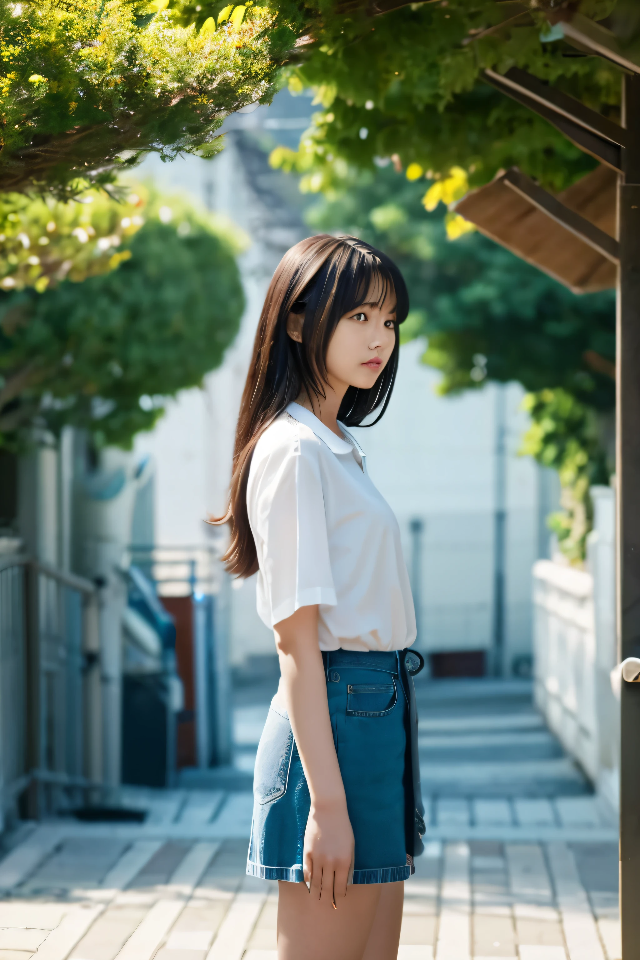 your name is wind MV,Girl standing in front