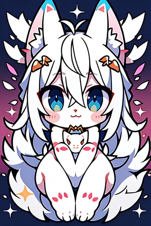 (fluffy anthro furry :1.3),(young :1.3),cat girl,white long hair,wavy hair,pubic fur,neck fur,naked,floral hair ornaments,flower bathing,white light,sparkle background,glistering stardust around girl,looking at viewer,relax face,full face blush,open mouth,fangs,wet hair,very hot,armpits fur