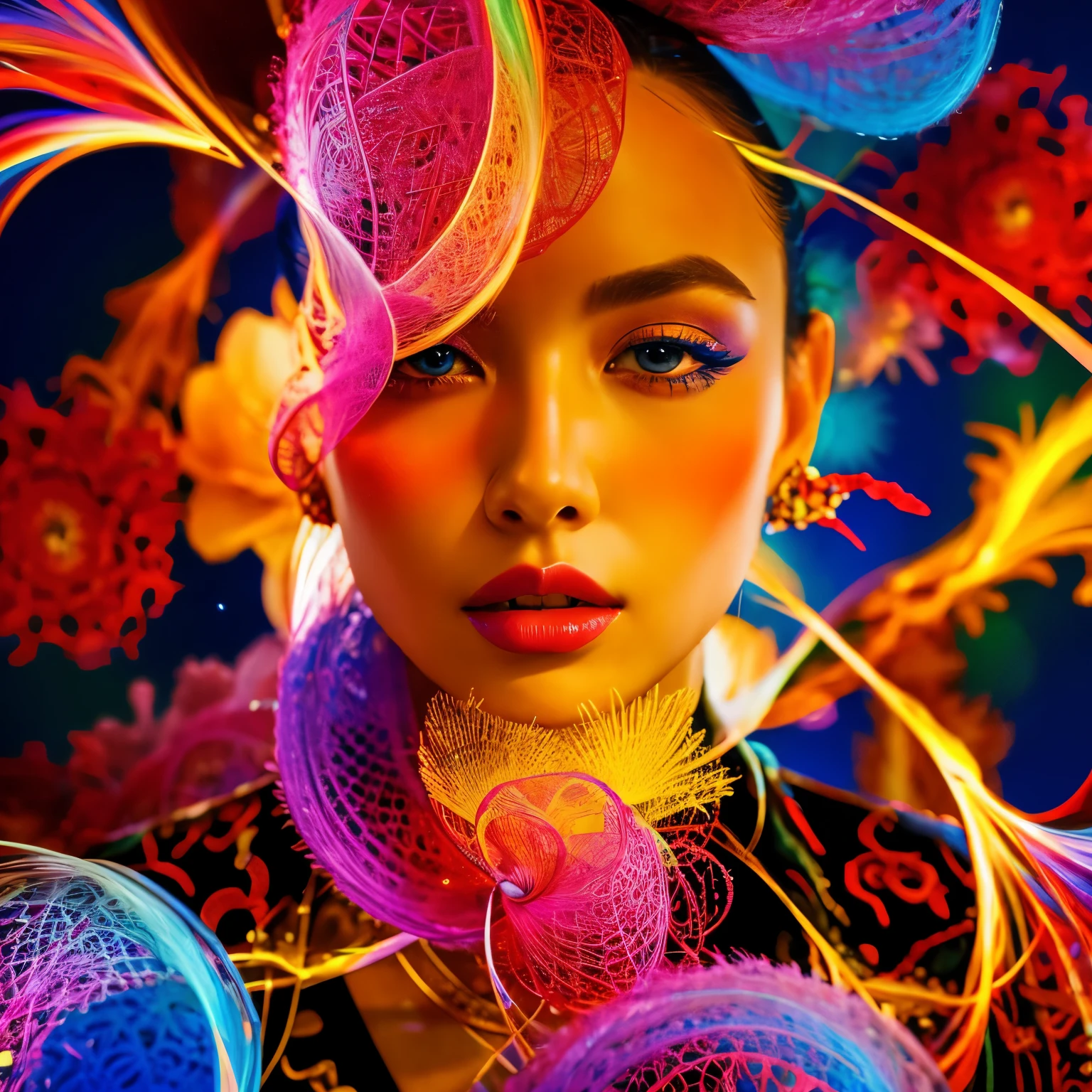 official art, unity 8k wallpaper, ultra detailed, beautiful and aesthetic, masterpiece, best quality, chinese style, (zentangle, mandala, tangle, entangle), ecstasy of flower, 1girl, extremely detailed, dynamic angle, cowboyshot, the most beautiful form of chaos, elegant, a brutalist designed, vivid colours, romanticism, by james jean, roby dwi antono, ross tran, francis bacon, michal mraz, adrian ghenie, petra cortright, gerhard richter, takato yamamoto, ashley wood, atmospheric