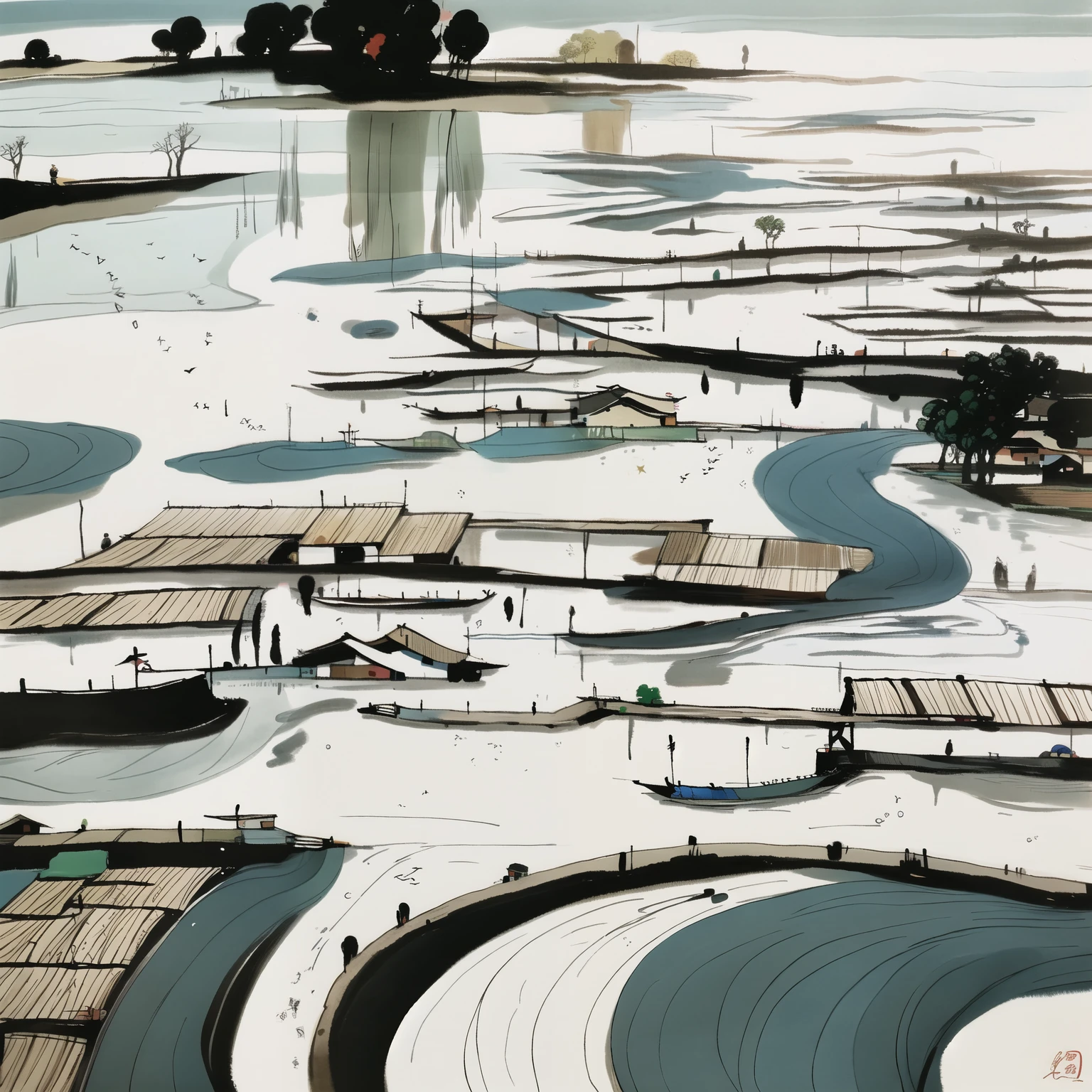 forest，Wu Guanzhong