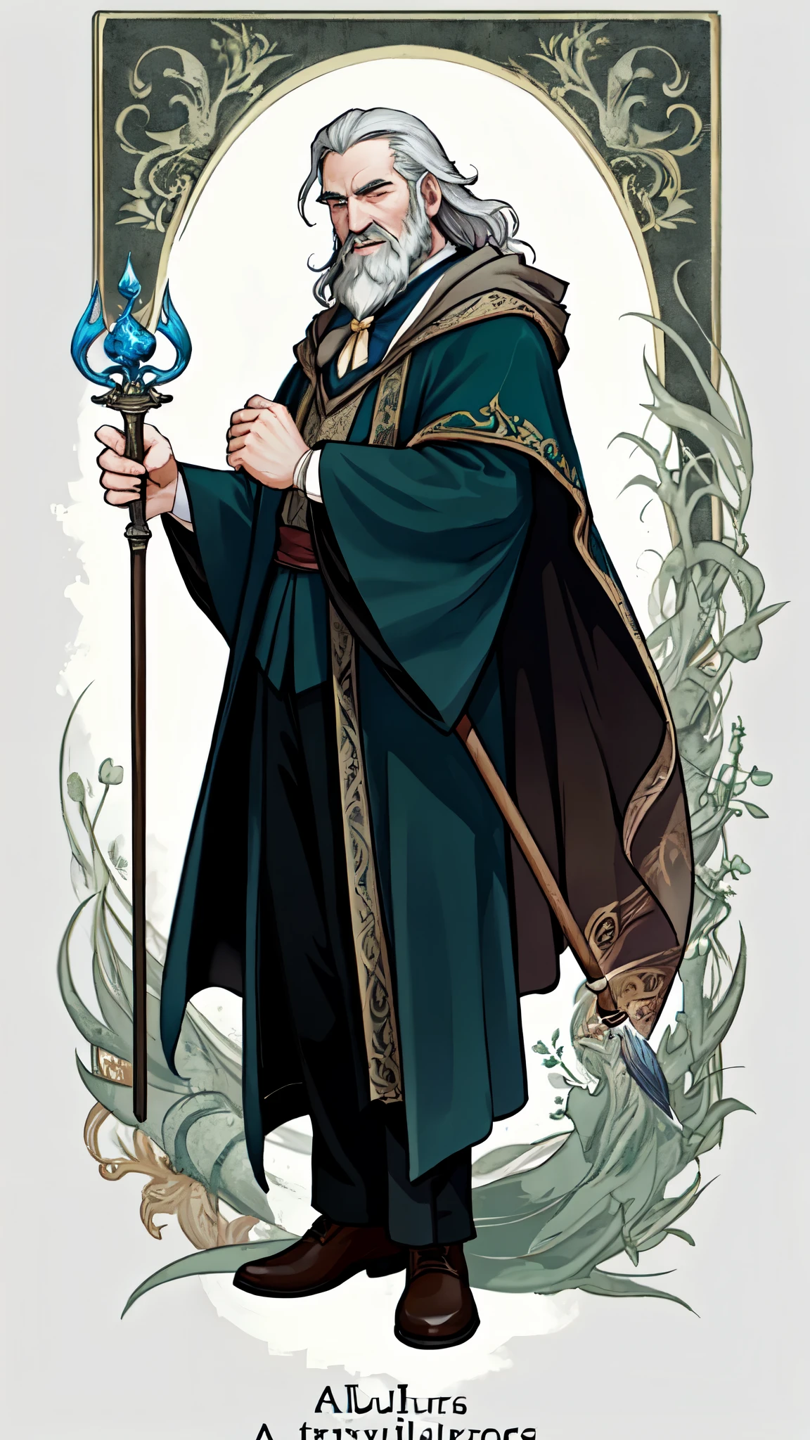 Albus Dumbledore, beard, cute, old wizard