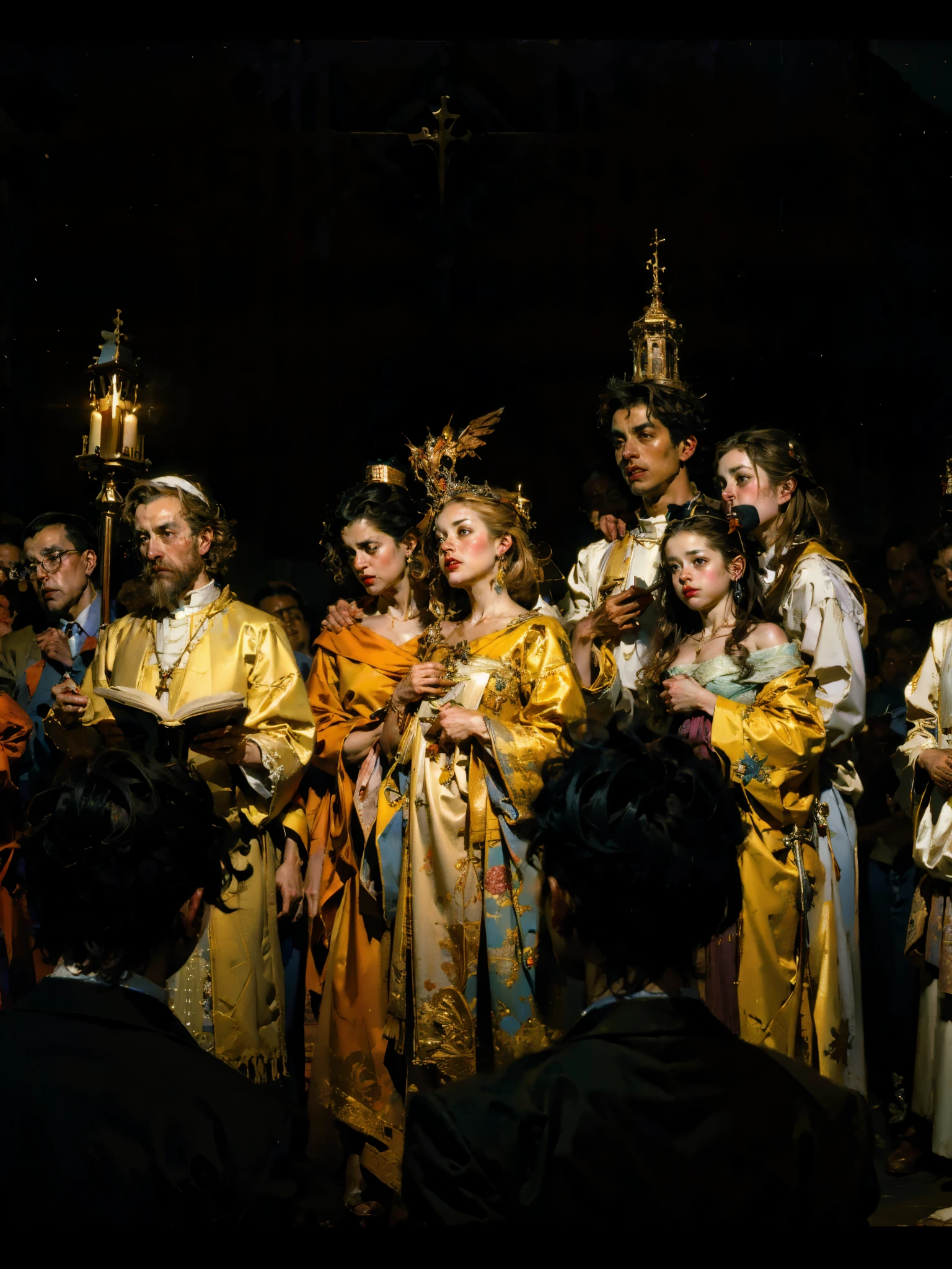 best quality，masterpiece，（：1.5），religion民众，Holy See，church，worshippers，religion，reference《Van Helsing》（Amy Saul：0.248），（Stanley Ategg Liu：0.106），（a detailed ：0.353），（Renaissance classical style：0.8）