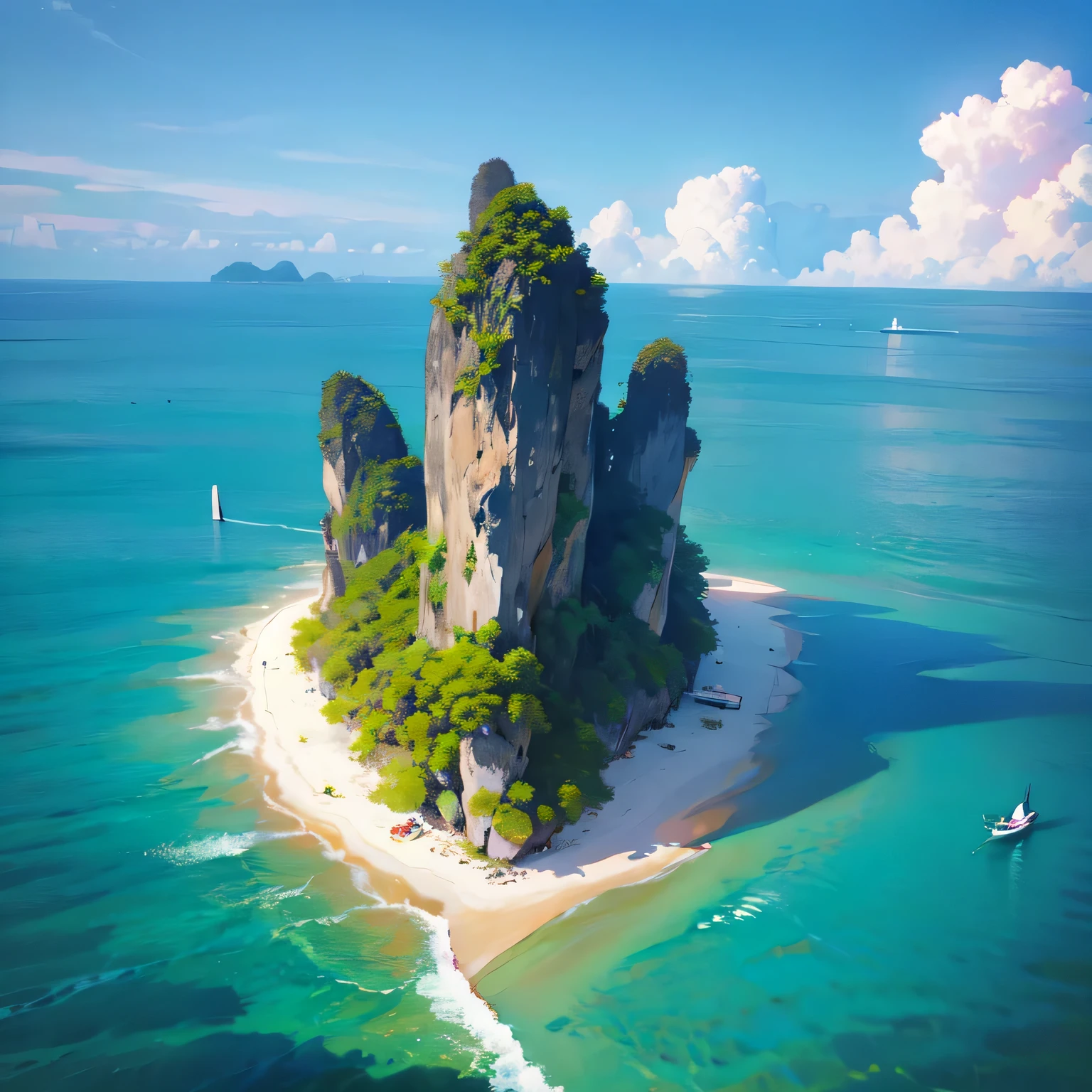 Beautiful sea in Thailand