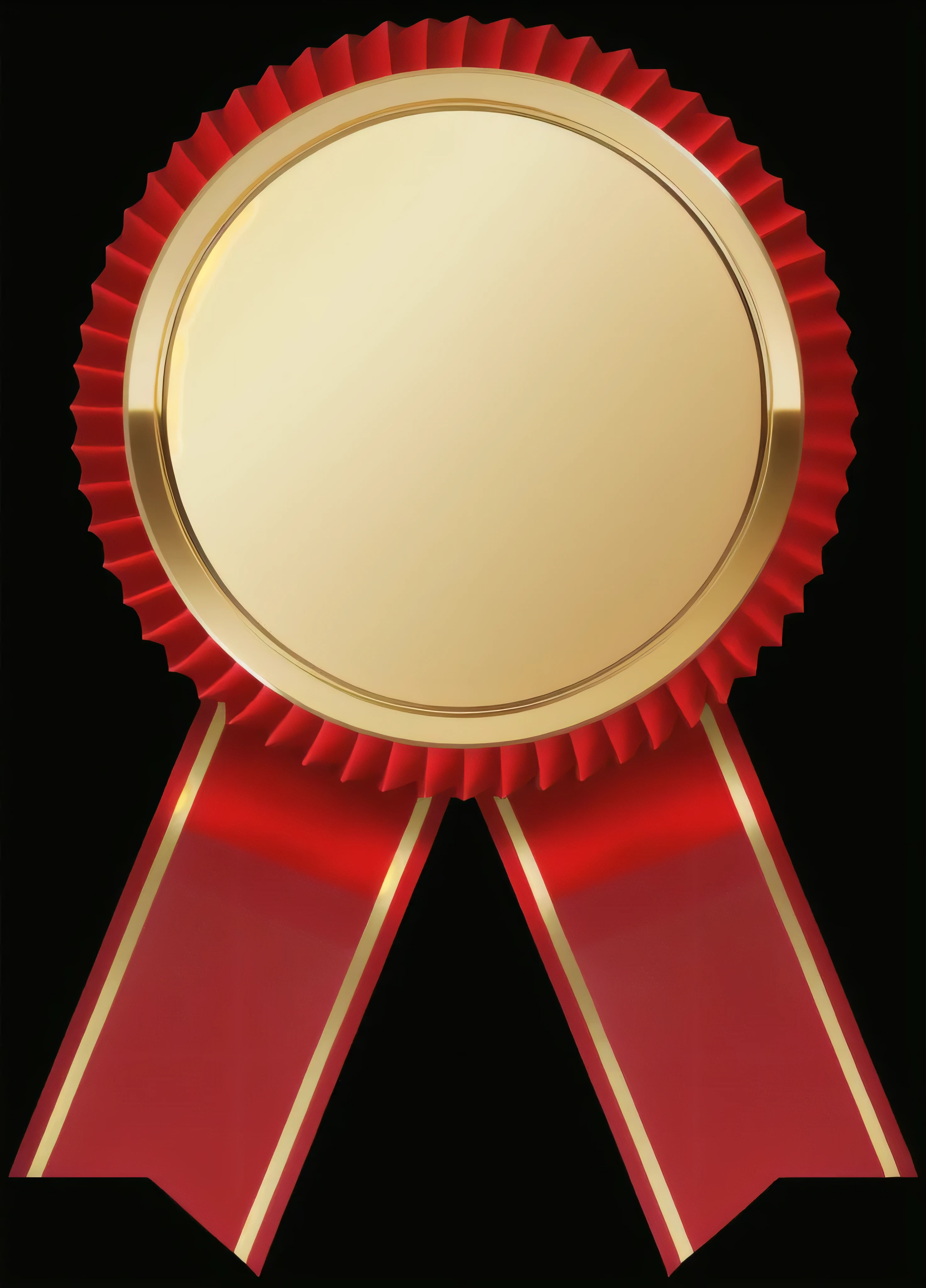 a gold medal with red ribbon around it, highly detailed. realistic award, gold medal, awards, ribbon, winning award image, golden ribbon, award, medal, award winning art, winning award piece, rosette, award winning on deviantart, awarded, award-winning art, award winning dark, award - winning art, gold, award winner, awardwinning