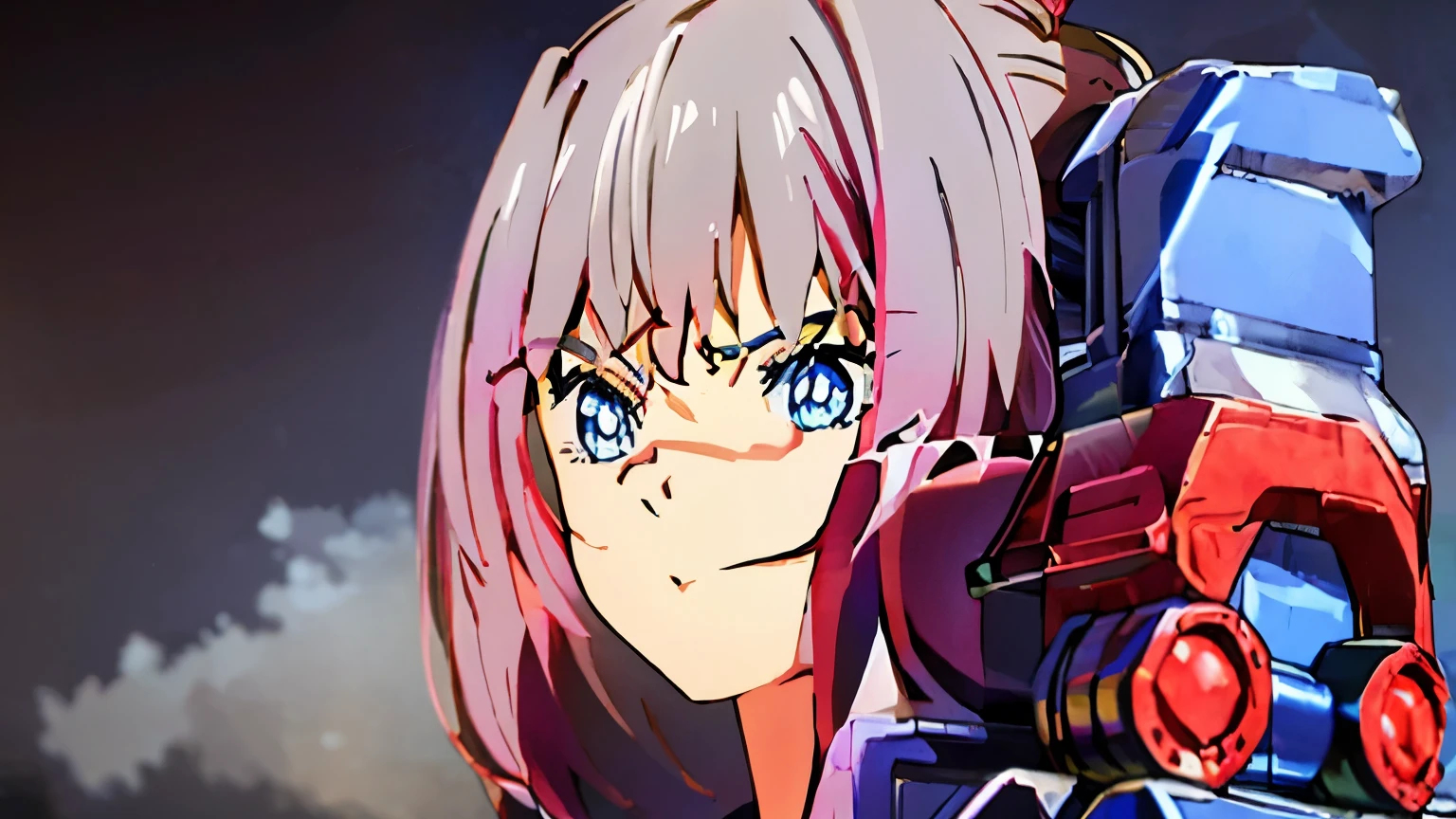 optimus prime,rica,(best quality,4k,8k,highres,masterpiece:1.2),ultra-detailed,(realistic,photorealistic,photo-realistic:1.37),metallic,shiny surface,glossy finish,transforming robot,autobot symbol,muscular body,battle-hardened appearance,noble and heroic posture,red and blue color scheme,illuminated eyes,glowing weapon,mechanical parts and gears,massive size and scale,destructive energy cannons,explosions and sparks,cityscape background,sci-fi aesthetic,powerful and dynamic stance,darkened atmosphere,high-contrast lighting,dramatic shadows,action-packed scene