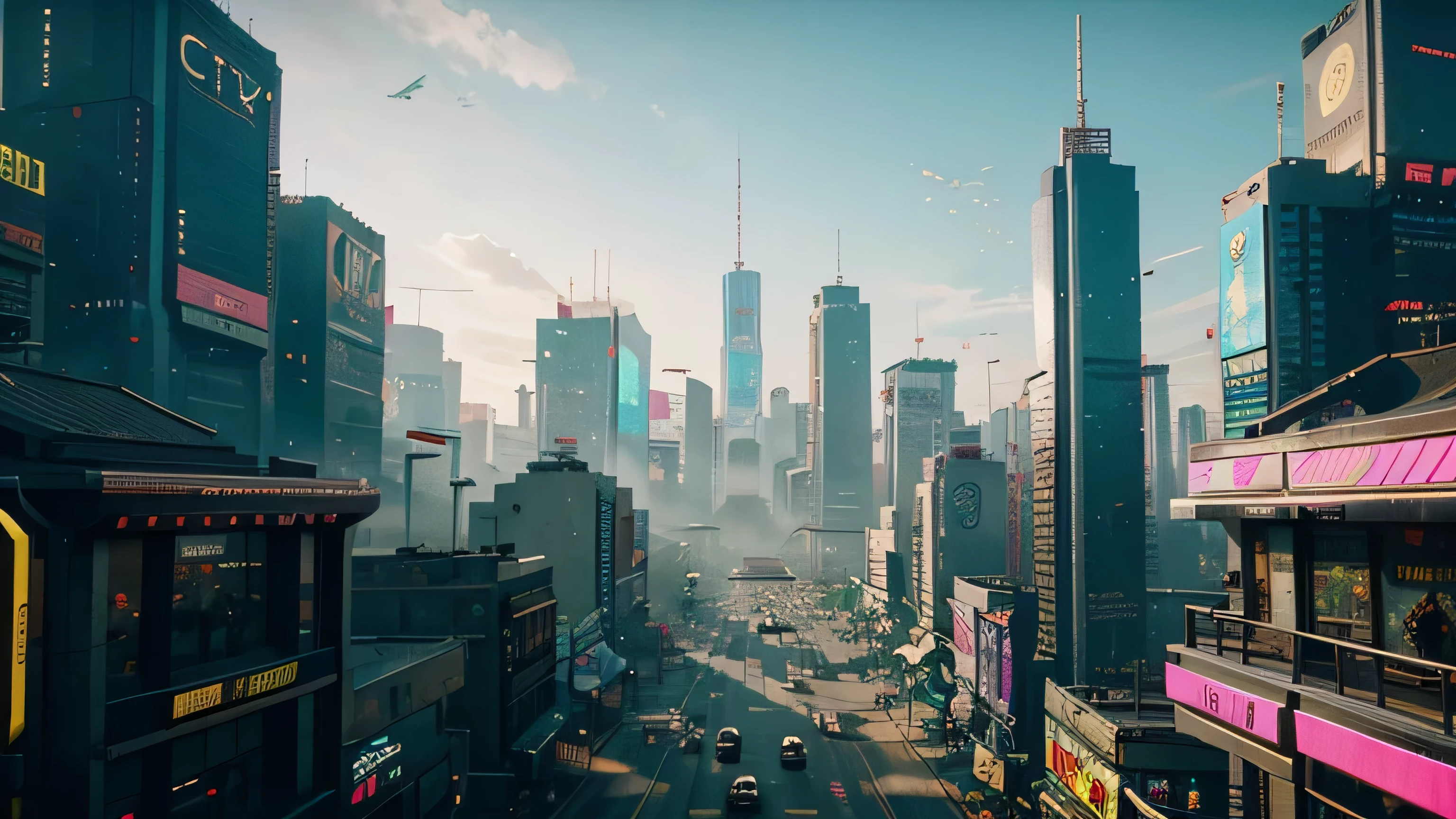 city in cyberpunk 2077