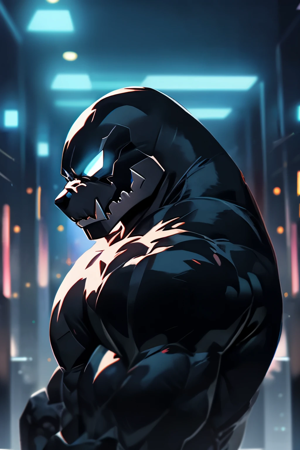 Poison,Marvel Venom,Like the whole body,Squat,close,real,The facial features are carefully drawn,Realistic skin texture,Dark Style,Depth of written boundary,highlight,Real Light,Ray Tracing,OC Rendering,Surreal,highest quality,8k,Masterpieces,Ultra-fine,More about pubic hair,Correct Anatomy,Sharp focus on the eyes,Bokeh,The facial features are carefully drawn,Huge penis