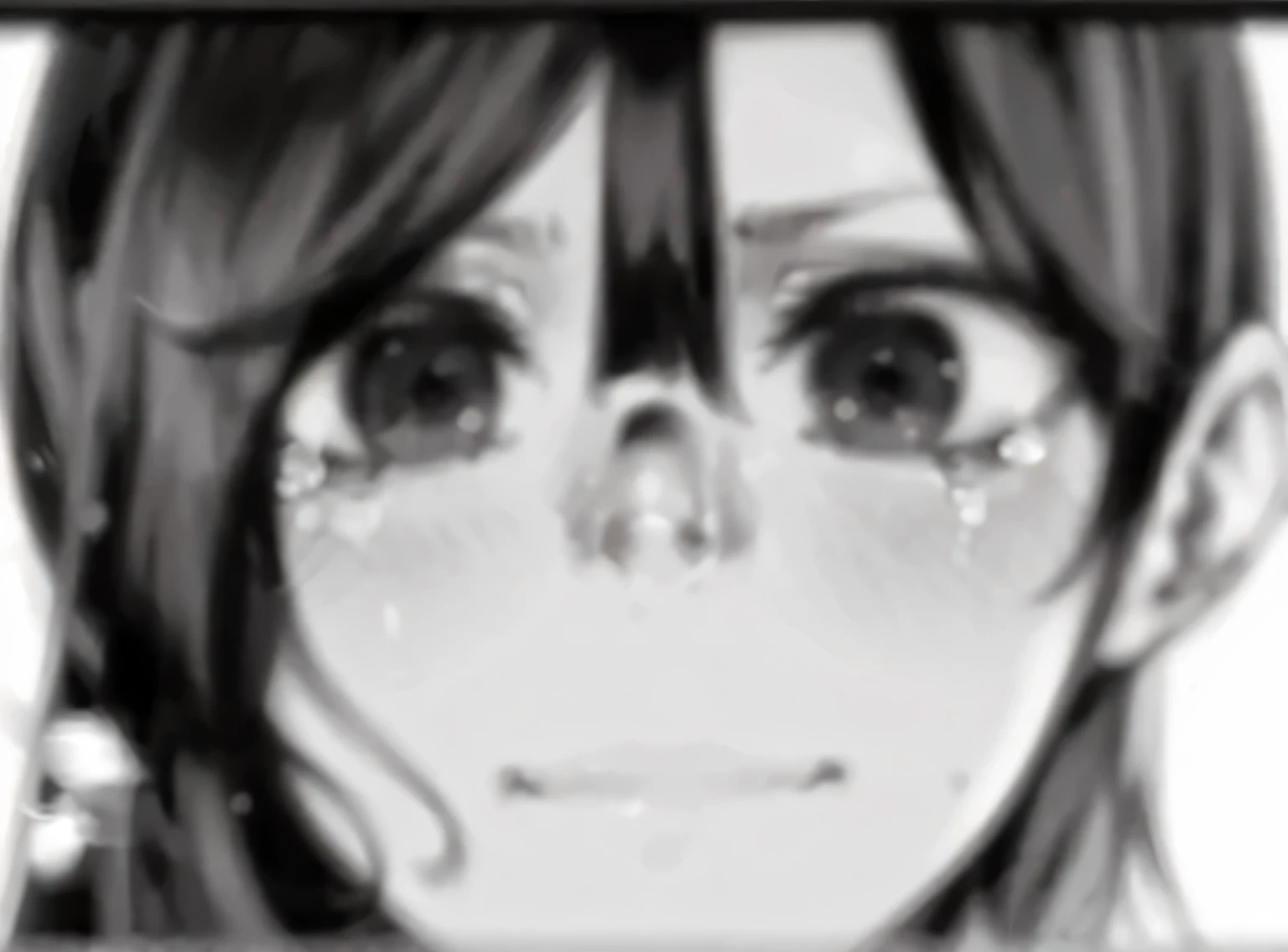 pig nose、beautiful girl、crying face