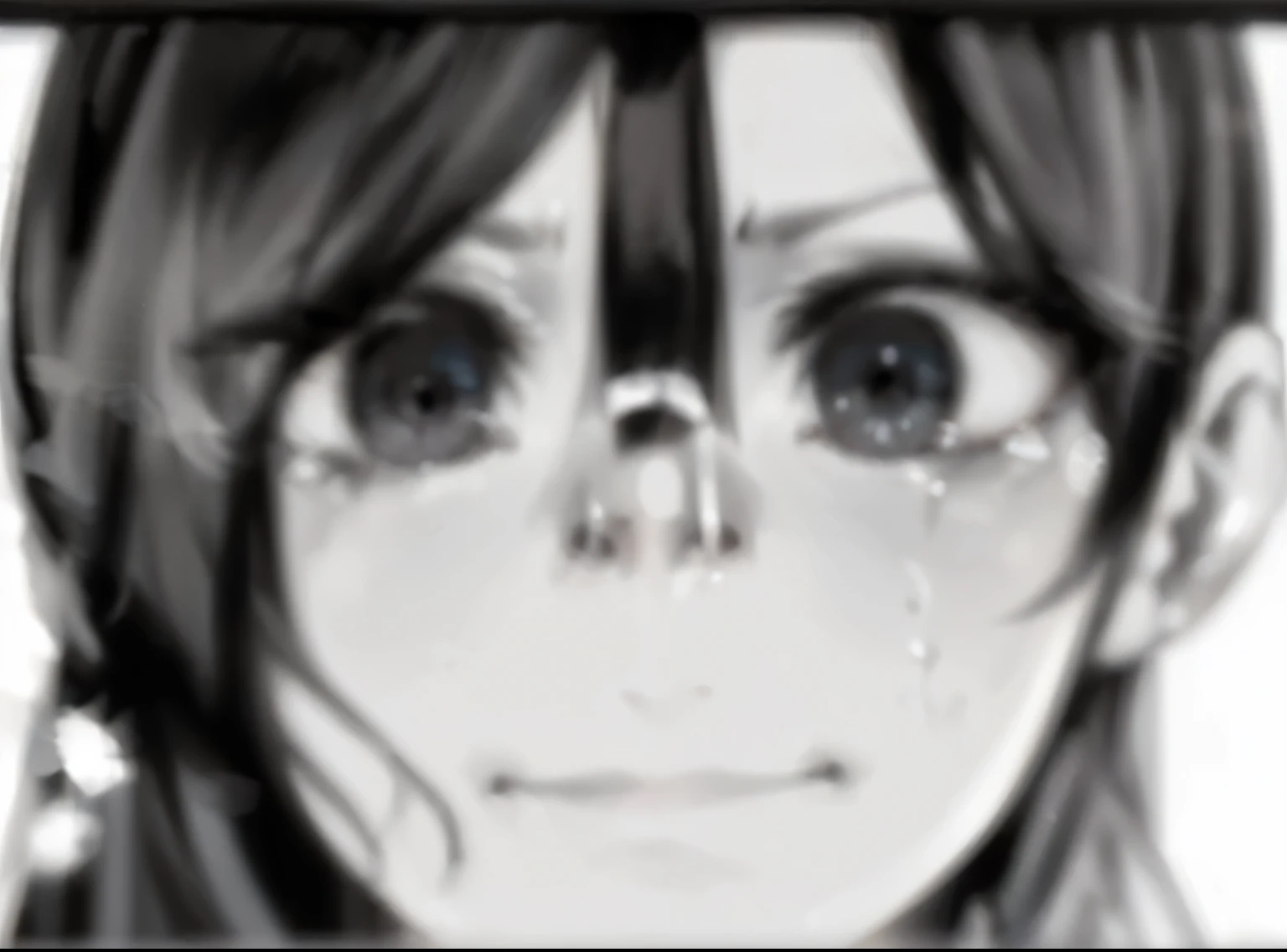 pig nose、beautiful girl、crying face