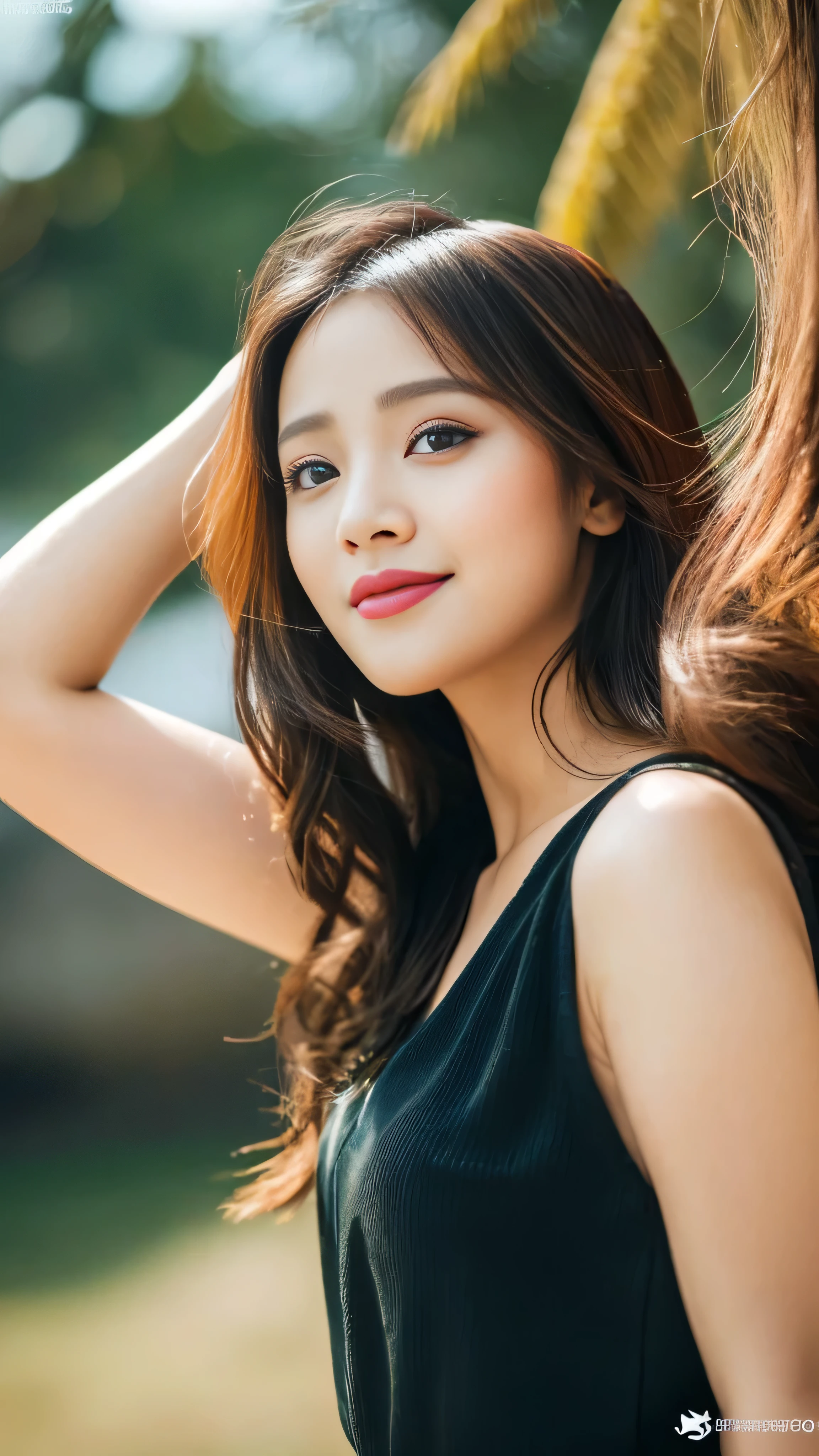 (32K:1.5), 1 girl,light smile,whole body,simple background, (realistic:1.4), (Indonesian actress:1.3),
(Indonesia'unparalleled beauty:1.4), (ultimate beauty:1.4), masterpiece,4k,8k,(masterpiece,ultra high resolution:1.5),(masterpiece,photo-realistic:1.5),masterpiece,fine eyes,masterpiece,detailed face, Perfectly balanced face, looking at camera, hair blowing in the wind, Beautiful skin like porcelain, beautiful eyes, Ring-shaped eyes,