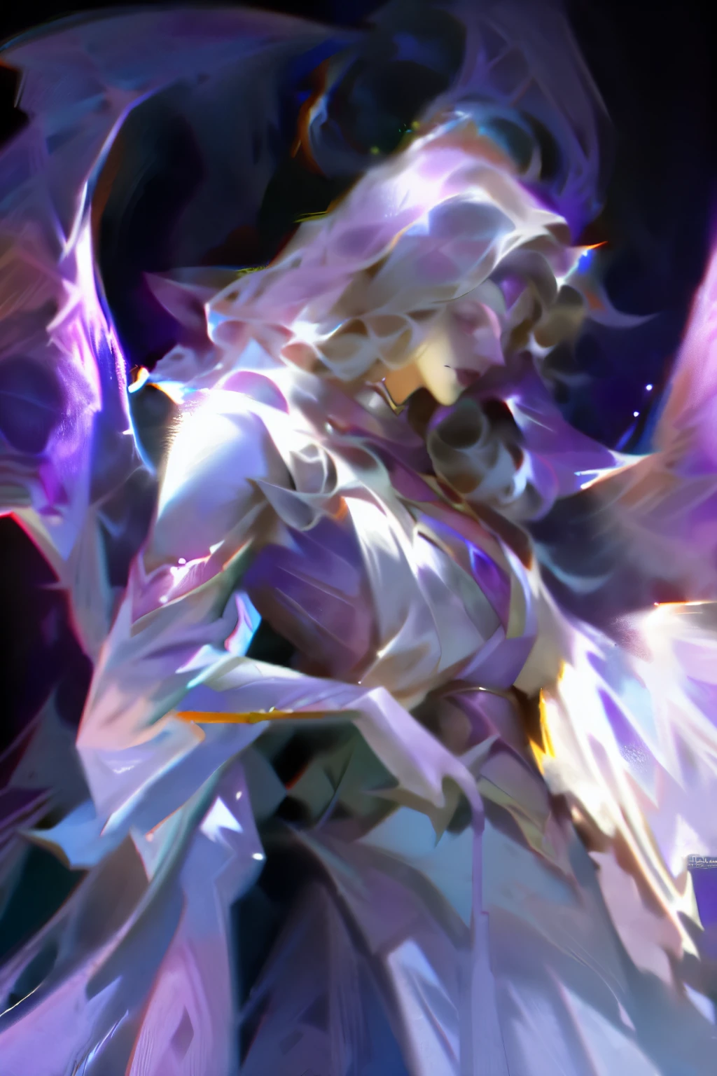 Image of Arafad woman wearing purple dress and butterfly wings,fairy tale core,light violet,princess of amethyst,Belle Defin,ball doll,deep purple,Fantasy dresses,Wear purple,Astral Fairy,purple skin color,Ethereal fairy tale,fantasy costumes,deep purple服装,Wearing a purple romantic tutu,violet skin,🌺 cg society