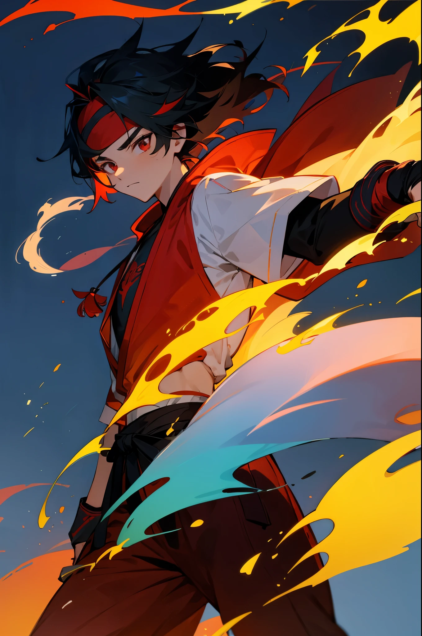 Teen, male, Japanese Background, Demon, Demon Skin
