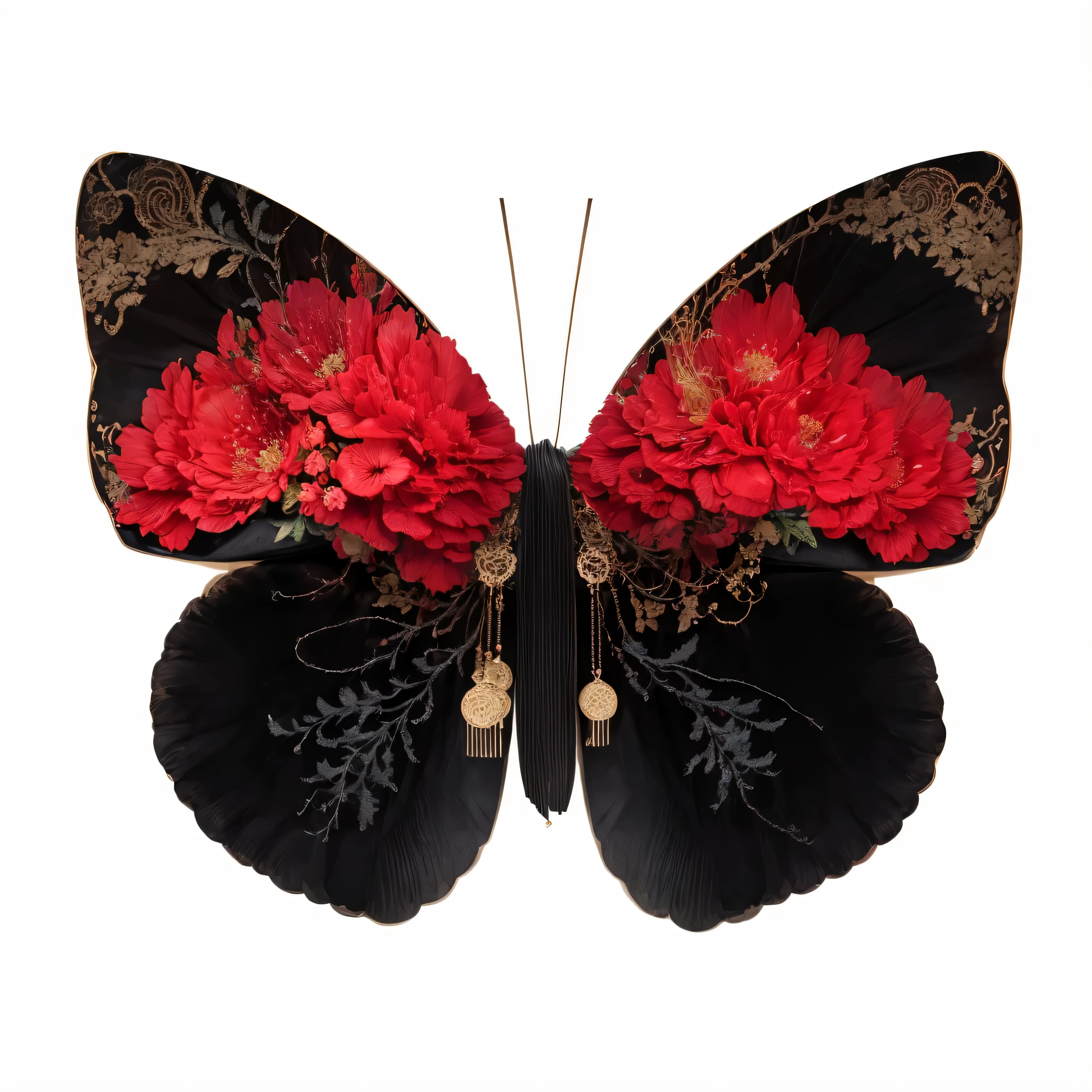 Xiuhe clothing elements,lace,Tang suit elements,Various Chinese knots,Chinese elements