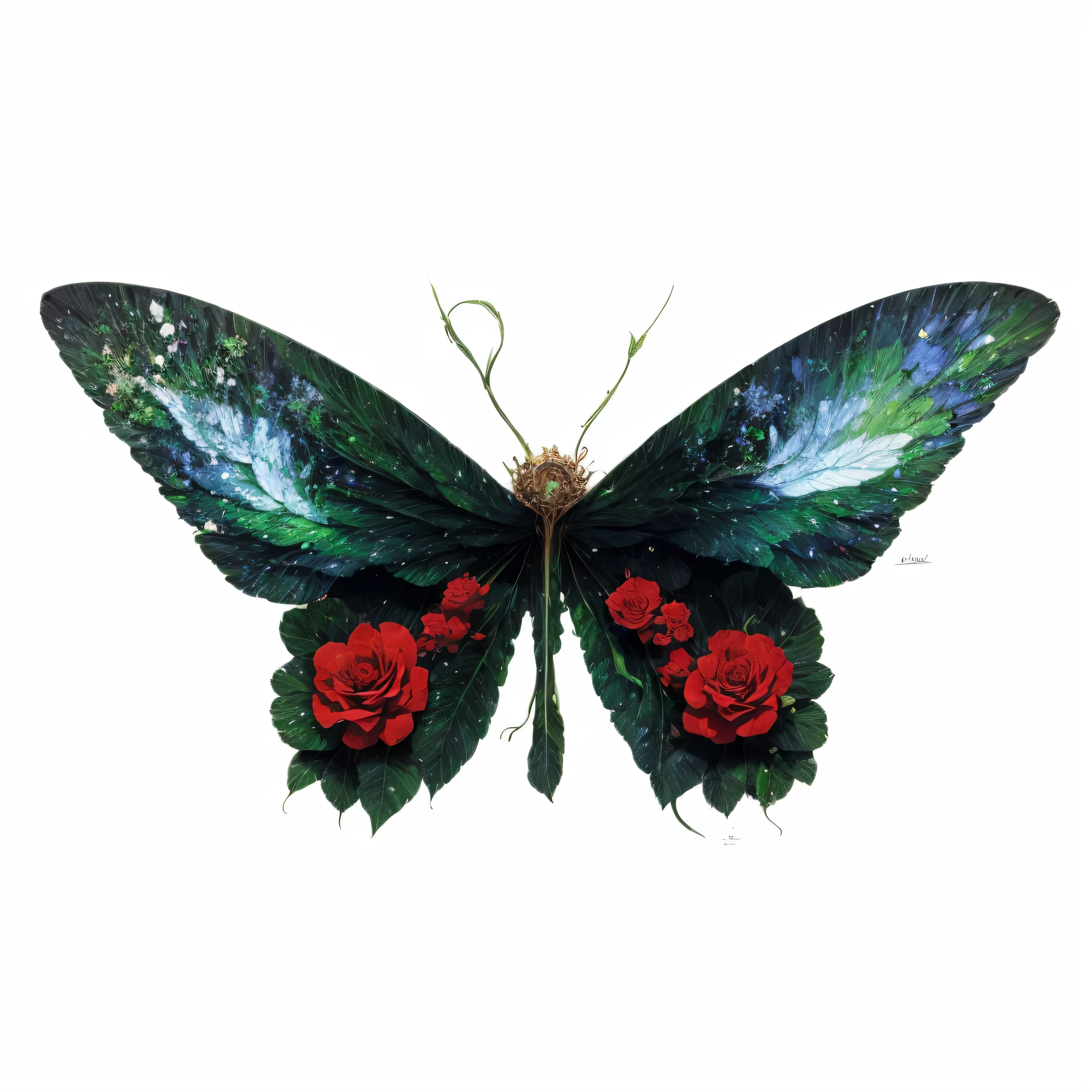 red rose flower,Green leaves,