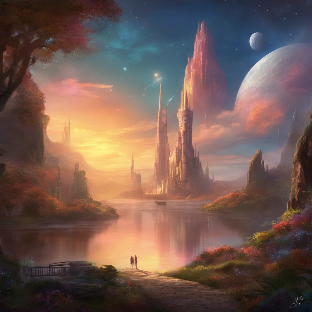 best quality, high resolution, ultra-detailed, realistic, HDR, Studio lighting, Couleurs vives, paysages, portraits, Science-fiction, artistes conceptuels, Star wars
