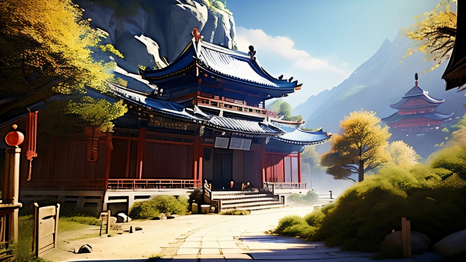I want to design a video cover for a video account with Chinese studies content,It is required to reflect the strong Chinese style charm,There is enough space to write a title,Mild colors,Show the charm of Chinese style,Have a sense of changing times,Can contain Chinese classical architecture