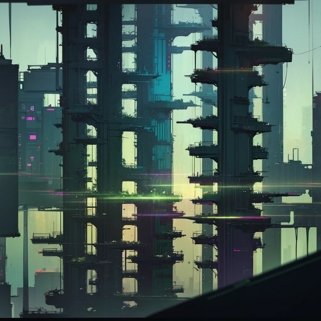 collage, romance, studio photo, drawing of the subconscious, lo-fi, hyperdetalization, dark spots, double exposure, abstractionism, multilayer drawing, cyberpunk, moss, psychedelic lighting, city
