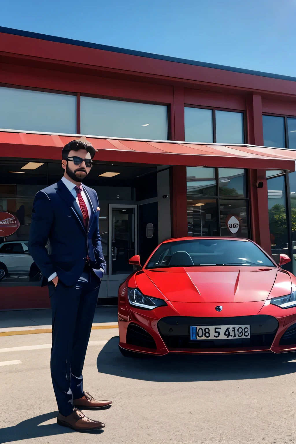 employee vs business owner with red and blue shades and huge quality 