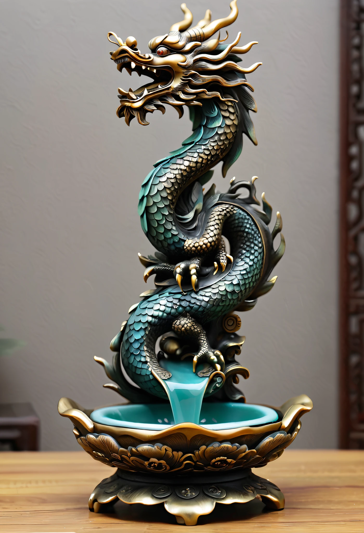 dragon scale,faucet,Chinese totem dragon,scale,china idol,Ancient divine beasts