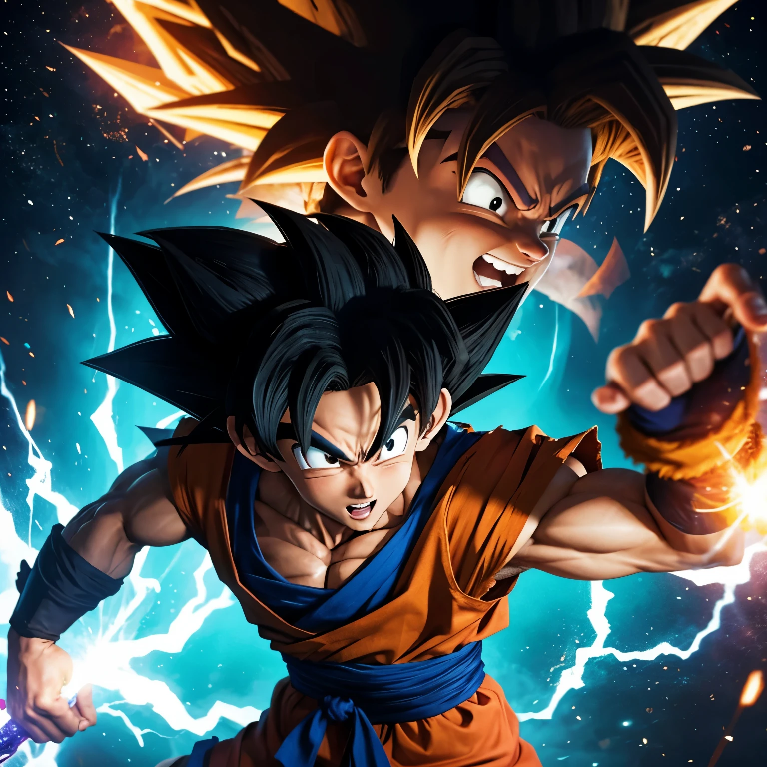 Goku com instinto superior 