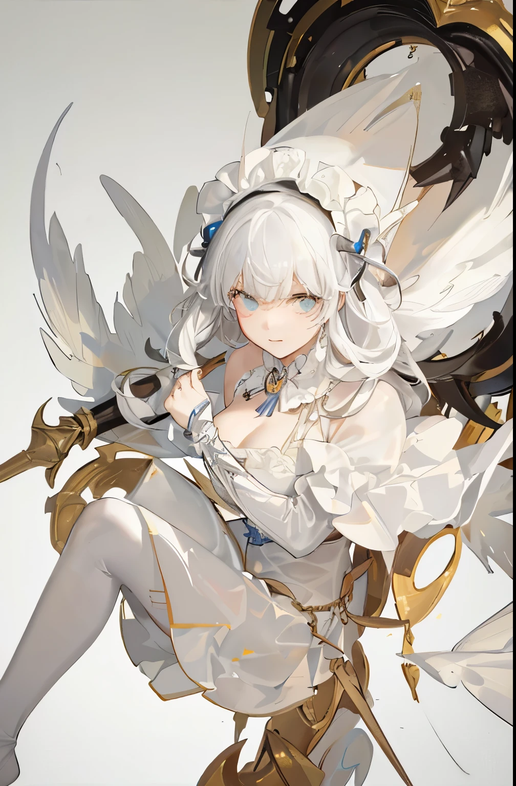 (best quality,high resolution,masterpiece:1.2),Super detailed,actual,professional,3d,portrait,sculpture,studio lighting,bright colors,dim lights,sharp focus,reflection,metallic feel,Exquisite details,tangible,high resolution,Extraordinary details,3d rendered,shadow,slope,Colorful highlights,neutral background,Fine craftsmanship,facial expression,fine lines,Robust construction,complex form