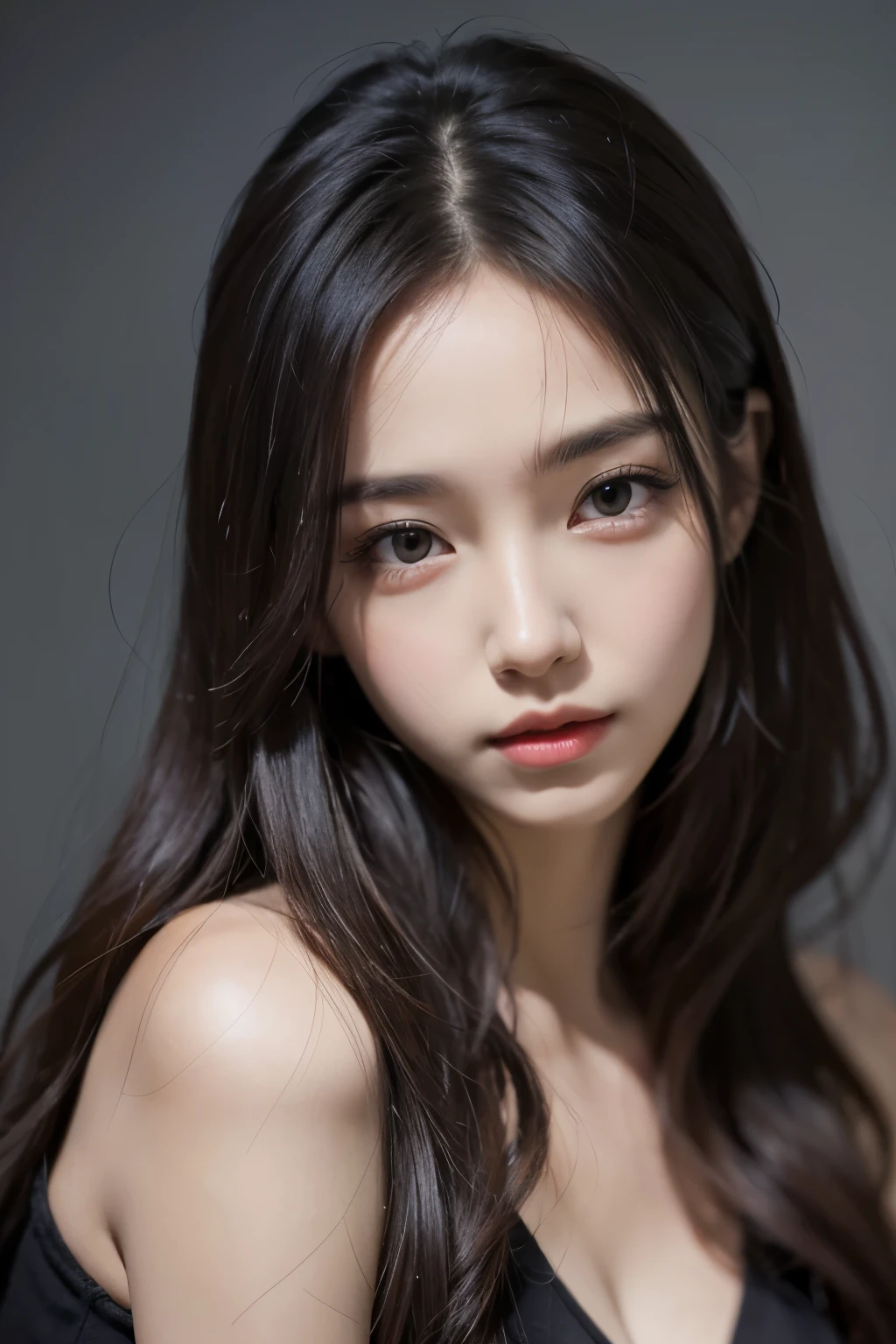 very detailed eyes, The facial details are very rich, very beautiful woman, best quality, super detailed (lifelike), Very slender and beautiful legs, beautiful dark eyes, absurd, Very detailed facial expressions, Professional illustration, Shy, around ten years old