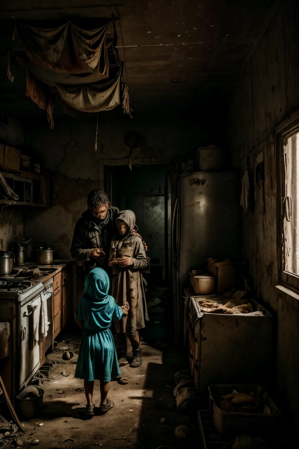 raising a family in an apocalyptic world where food is scarce