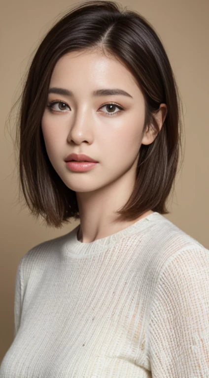 ((highest quality, 8k, masterpiece:1.3)), concentrate: 1.2, perfect body beauty: 1.4, buttocks: 1.2, layered haircut, Highly detailed face and skin texture, delicate eyes, double eyelid, whitened skin, long brown hair、slim、thin、model body shape