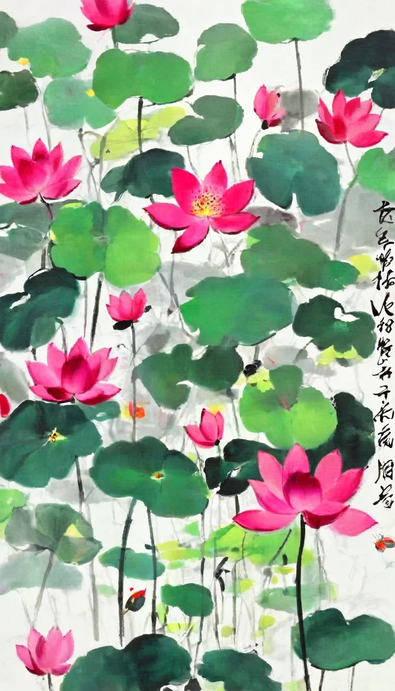 (abstract oil painting:1.5)，author:Wu Guanzhong,author:Wu Guanzhong，