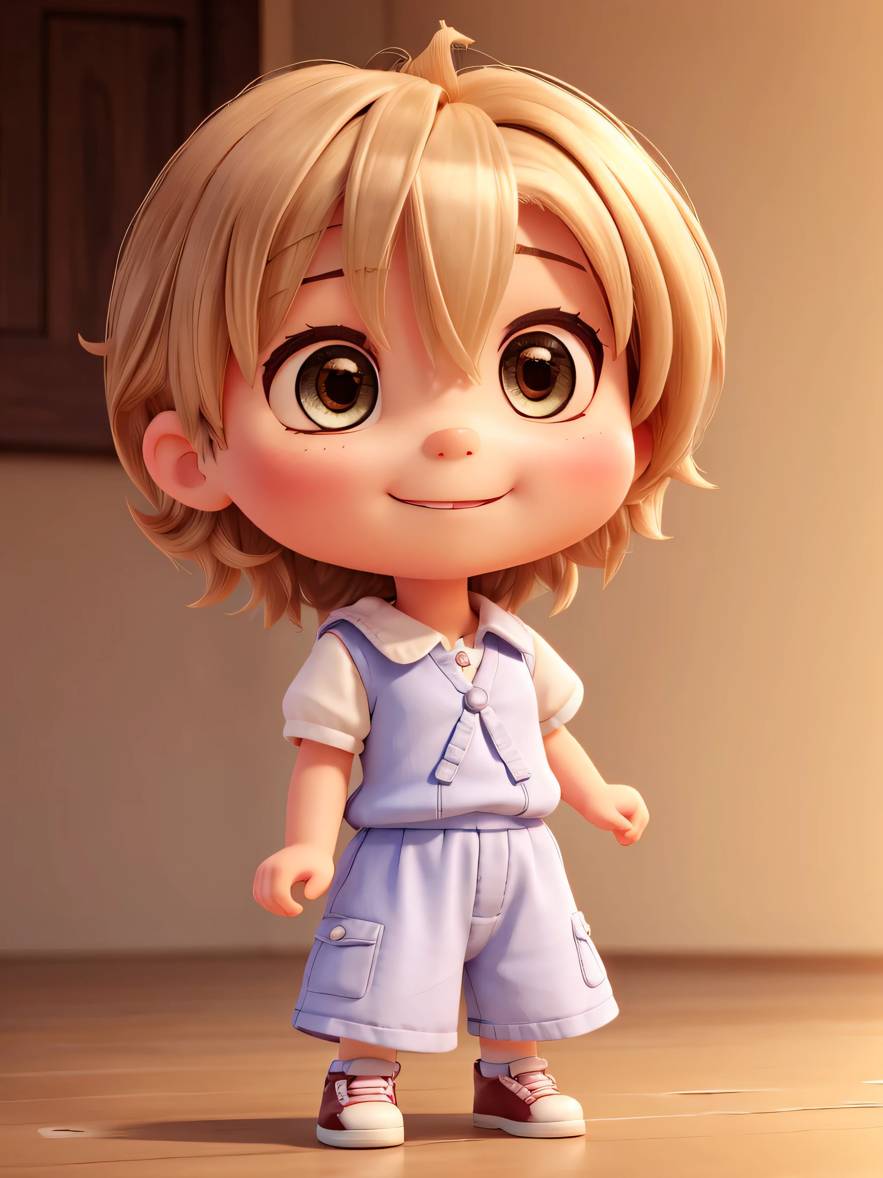 cute chibi, short hair