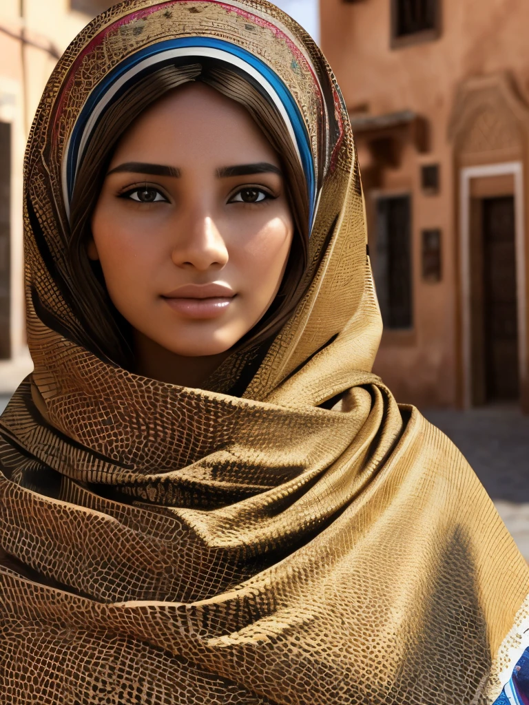 /imagine prompt: color photo of an Arabic woman
In this beautiful art piece, vibrant colors come together to capture the essence of an Arabic woman. The photo showcases meticulous details that embody her elegance and strength. The colors intertwine gracefully, highlighting the splendor of the scene.
The Arabic woman in the photo exudes timeless beauty and radiance. Her authentic Arab features reflect both delicacy and power. A bright smile adorns her face, reflecting happiness and confidence. She is adorned in clothing that reflects her rich Arab heritage, with intricate details such as beautiful patterns and embroidery.
The scene is set in a breathtaking natural environment, filled with an Arabic spirit. The background depicts a scene from the desert or an Arabic city, with magnificent architectural details that reflect the rich Arab heritage. The lighting enhances the beauty of the scene, with unique effects that accentuate the details and add a dramatic touch to the photo.
Camera settings: The photo is captured using a high-resolution professional camera, with the use of a wide-angle lens to showcase the entire scene. The camera settings are carefully adjusted to achieve a perfect balance of colors and lighting, enhancing the beauty and details of the Arabic woman.
Unlikely collaboration: Annie Leibovitz (photographer), Reem Acra (fashion designer), Hanan Al-Sheikh (visual artist), Nadine Labaki (director) —c 10 —ar 2:3