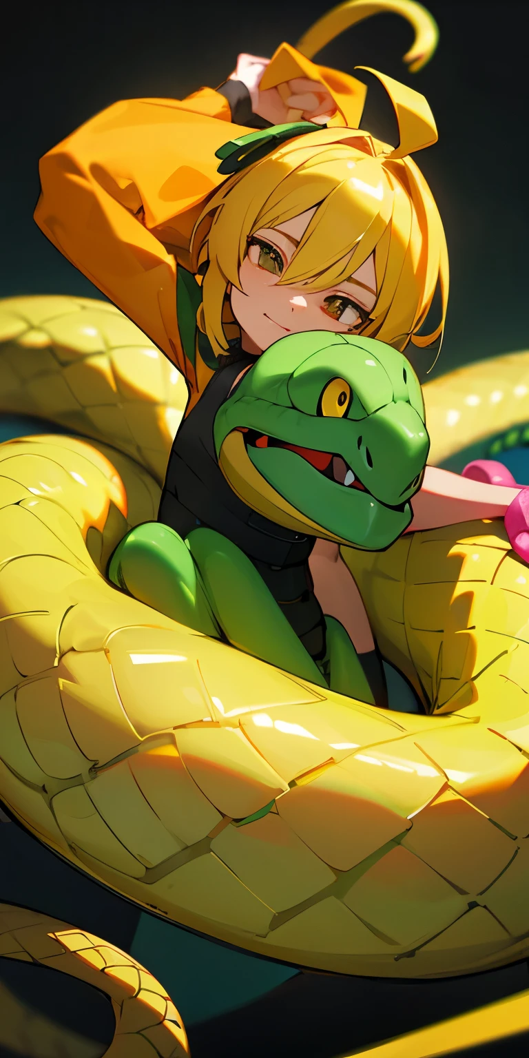 Chica 2D mitad serpiente