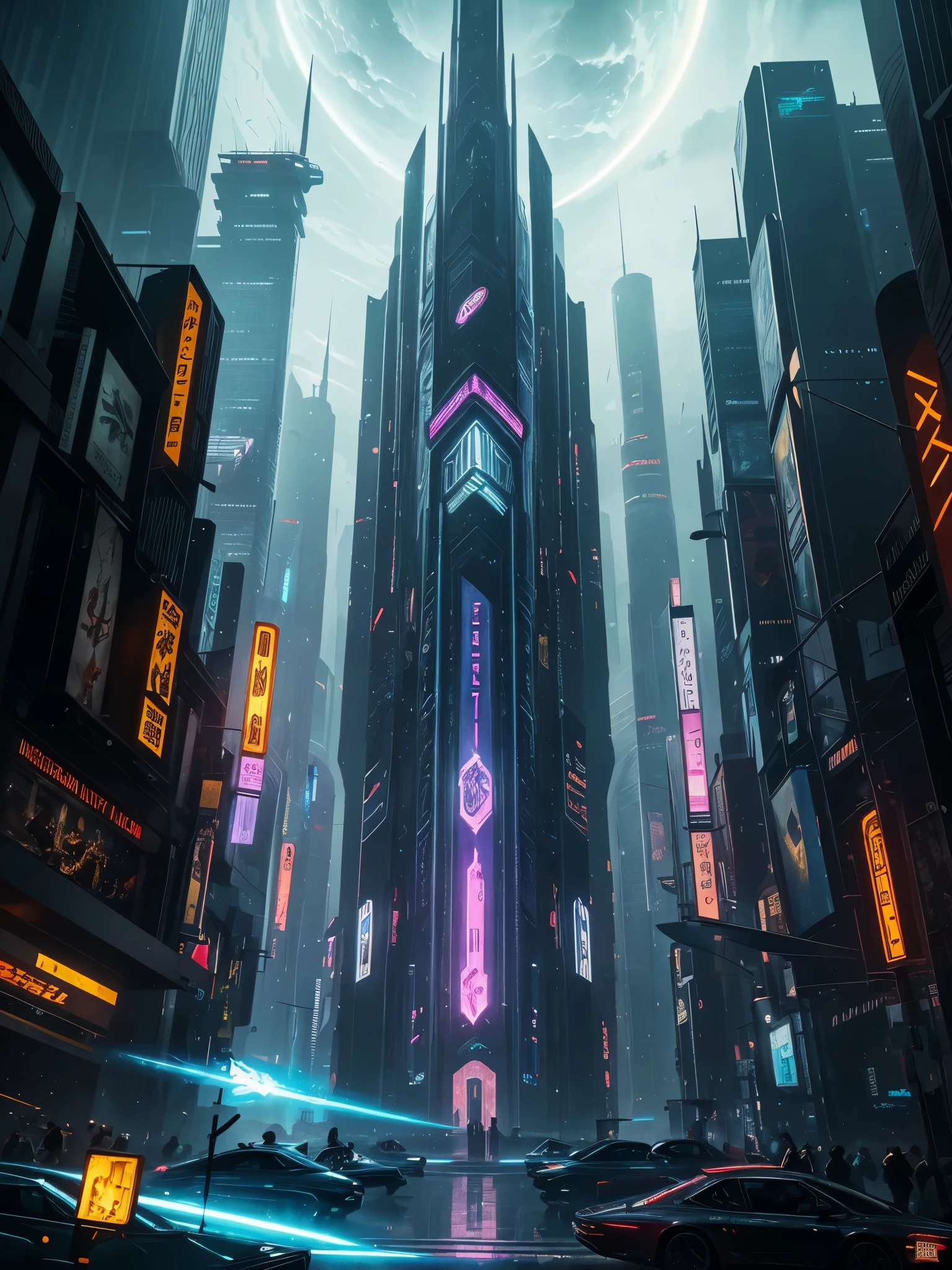 (best quality,highres,masterpiece:1.2),ultra-detailed,photorealistic:1.37,impressive art,stylistic masterpiece,beautifully crafted,harmonious composition,visually striking,ethereal atmosphere,epic fantasy,blending Blade Runner style with bright imagination,stunning visuals,mind-bending concept,artistic finesse,meticulous details,captivating combination of realism and imagination,vivid colors,seamless integration of fantasy and reality,mesmerizing magic in a futuristic world,impeccable execution of conceptual art,gorgeous surrealism with a touch of futuristic aesthetics,enchanting scenes with a touch of cyberpunk elements

注：
the overall style of the image combines a combination of blade runner style with light fantasy (detailed description)
- (best quality,highres,masterpiece:1.2): Indicates that the resulting image quality is very high，is a real masterpiece。
- ultra-detailed: Images have extremely high detail。
- photorealistic: Images are highly realistic。
- impressive art: Impressive works of art。
- stylistic masterpiece: A masterpiece with unique style and design。
- beautifully crafted: meticulously made。
- harmonious composition: Harmonious picture composition。
- visually striking: Strong visual impact。
- ethereal atmosphere: The picture has a beautiful atmosphere。
- epic fantasy: epic fantasy world。
- blending Blade Runner style with bright imagination: Will《blade runner》A blend of style and bright imagination。
- stunning visuals: Stunning visual effectind-bending concept: puzzling concept。
- artistic finesse: artistic sophistication。
- meticulous details: extremely fine details。
- captivating combination of realism and imagination: A captivating combination of realism and imagination。
- vivid colors: bright colors。
- seamless integration of fantasy and reality: A seamless blend of fantasy and reality。
- mesmerizing magic in a futuristic world: Intoxicating magic in the future world。
- impeccable execution of conceptual art: Impeccable execution of concept art。
- gorgeous surrealism with a touch of futuristic aesthetics: beautiful surrealism，With a touch of futuristic aesthetics。
- enchanting scenes with a touch of cyberpunk elements: Captivating setting with a touch of cyberpunk。