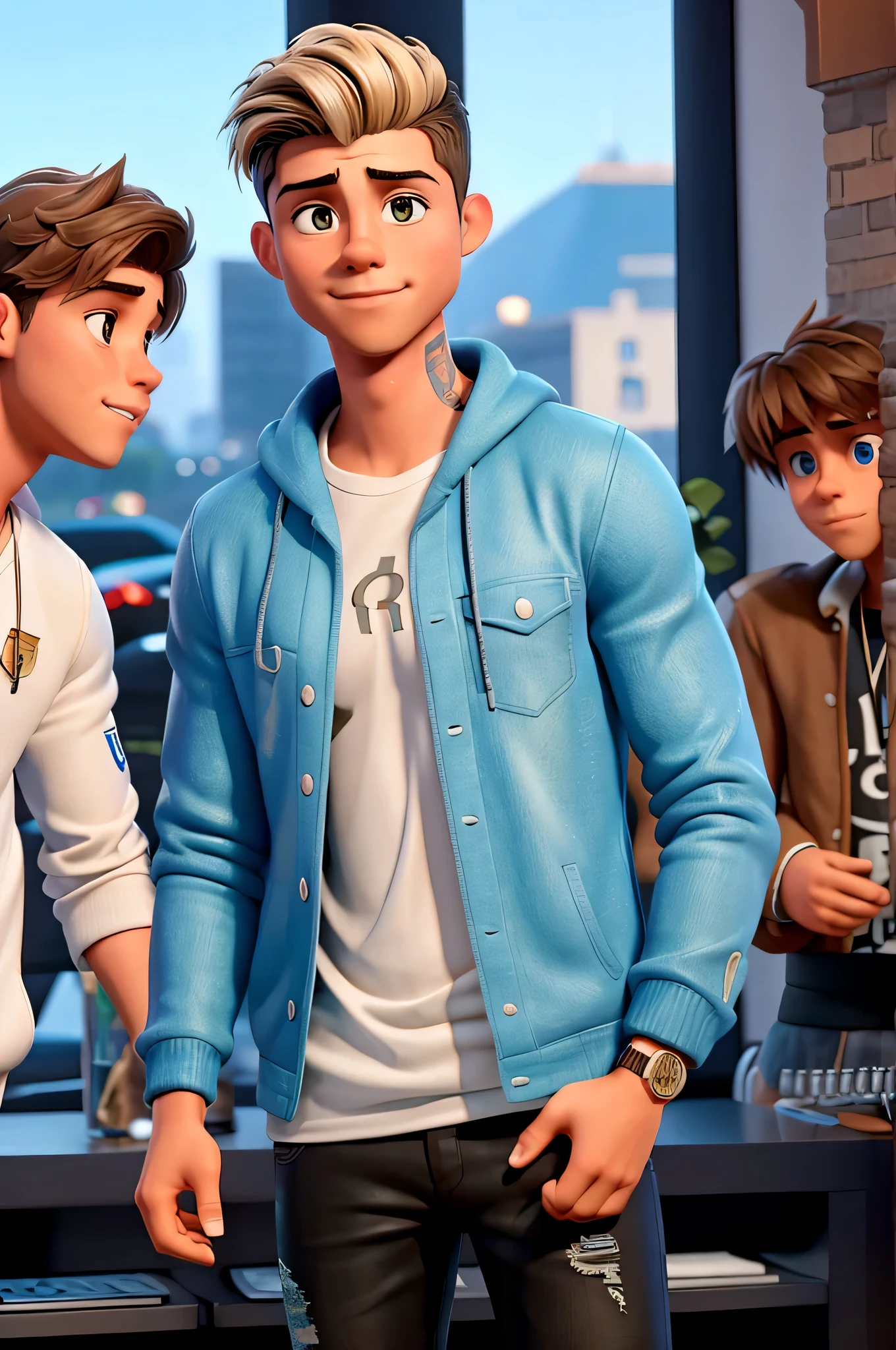 haz a cristiano ronaldo a justin bieber y a jacob elordi