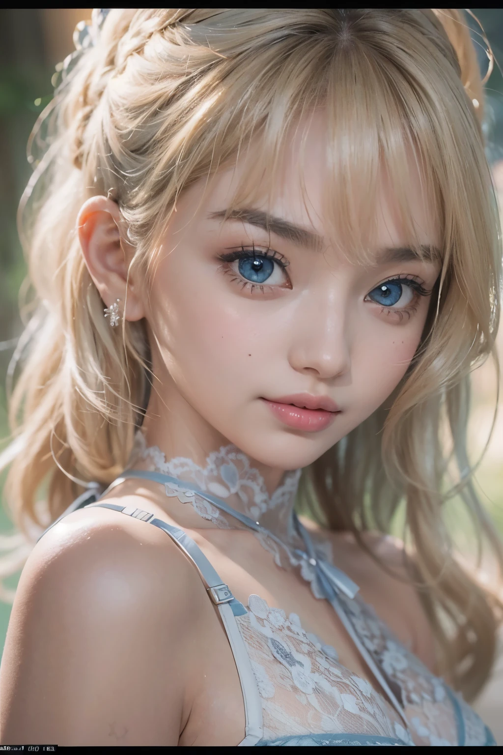 1woman, (Ultra realistic, high res), (highly detailed eyes, highly detailed hair, highly detailed face, highly detailed plump lips), (off shoulder with open breasts), breasts, upper body, caute smile, (best quality:1.4), Raw photo, (realistic, photo-realistic:1.37), professional photography, cinematic light, (fine face: 1.2),fashion model 20 years old, cute, [[[[pure eyes]]]], [[[[closeup]]]], [[[[chest]]]], [[[[neck]]]], [[[[shoulders]]]], perfect eyes, perfect iris, perfect lips, perfect teeth, perfect skin, soft front light, glow, HDR, (muted colors:1.2), Retrato da mulher、white skin、((cabelo Castanho ondas suaves)) Best Blanco Romantico、8K resolution、Frente Illuminada、アメリカの女の子のPortrait、solo、20-year-old、beautiful face、Upper body、medium side cut、beautiful blonde hair、beautiful little face woman, solo,　black theme,　look at the audience,one woman, It&#39;s real, Wolfzan-6500-V1.3, anime、animeスタイル、beautiful diamond eyes、20 year old american girl、braided hair、swimsuit、portrait beautiful detailed woman, very detailedな青い顔, Reality, beautiful narrow blue eyes, huge file size, Super detailed, High resolution, very detailed, highest quality, masterpiece, An illustration, very detailed, ticker, Unite, 8K painting wallpaper, fine, fine details, masterpiece, highest quality, Hvery detailed ticker uniform 8K wallpaper, face light movie lighting、cuteブラウス, dark background, oil, masterpiece, diffused soft film lighting, Portrait, highest quality (perfect face:1.4),stunning girl pictures,(8K and、photorealistic:1.25) 、(lip gloss、eyelashes、shiny face、shiny skin、highest quality、超High resolution、Depth of the bounds written、chromatic aberration、caustic road lighting、natural shading、sexy 1girl, Extremely cute, Amazing face and eyes, (Beautiful lovely smile), (extremely detailed beautiful face), bright and shiny lips, (cute bikini:1.3), (very elaborate lace bra:1.5), smooth skin, super beautiful, attractive, (Best Quality:1.4), (hyper quality), (Ultra-detailed), (hyper-realistic, Photorealsitic:1.37), Authentic skin texture, complex details, extremely detailed CG unified 8k wallpaper, RAW Photos, professional photograpy, Cinematic lighting, coast, sea, palm trees,masterpiece, best quality, high quality, High definition, High quality texture, High quality shadow, high detail, beautiful detailed, finely detailed, extremely detailed cg, detailed texture, a realistic representation of the face, realistic, colorful, delicate, Cinematic Light, sidelighting, Lens Flare, Ray tracing, sharp focus, (intrica