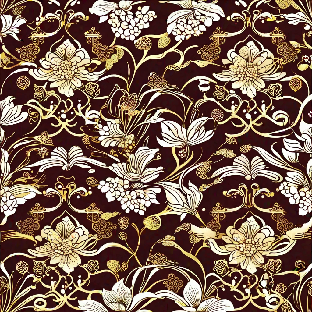 (masterpiece, best quality:1.2), Simple Chinese style pattern design, solid color background