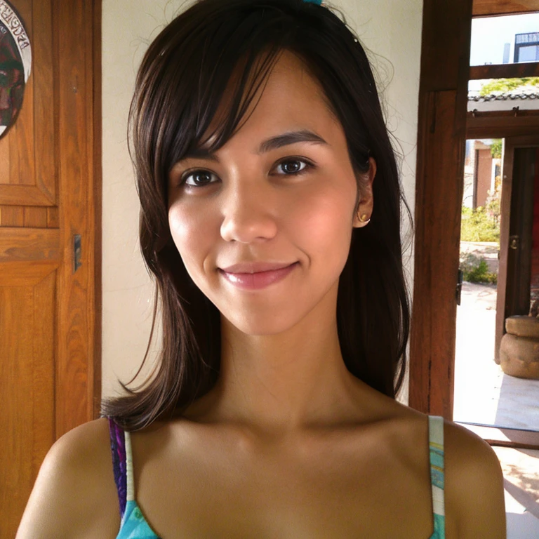(masterpiece, best quality:1.2), 1girl, solo, skinny, beautiful, small breast, discret smile