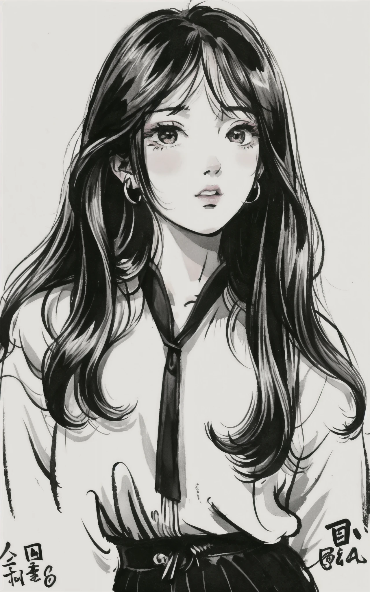 male,black hair,
