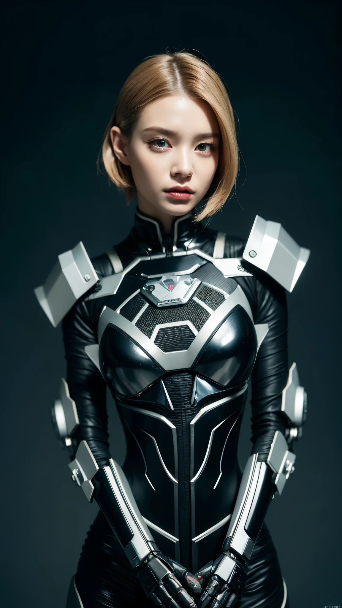 complex 3d RendeR ultRa detailed of a beautiful poRcelain pRofile woman andRoid face, CyboRg, cyboRg Robot paRts, 150mm, Beautiful studio soft ligHt, Rim-ligHt, vibRant detail, LuxuRious cybeRpunk, race, HypeRrealistic, anatomicaly, facial muscles, Cable ElectRical WiRe, micRo CHip, elegant, Beautiful backgRound, RendeRing by octane, H. R. GigeR style, 8k, highest quality, MasteRpiece, illustRation, An extRemely delicate and beautiful, ExtRemely detailed ,CG ,unity ,tHe wallpapeR, (realistic, pHoto-realistic:1.37),wonderful, small details, MasteRpiece,highest quality,offcial aRt, ExtRemely detailed CG unified 8k wallpapeRs, absuRdeRes, incredibly ridiculous,  Robot, silveR Halmet, full body esbian