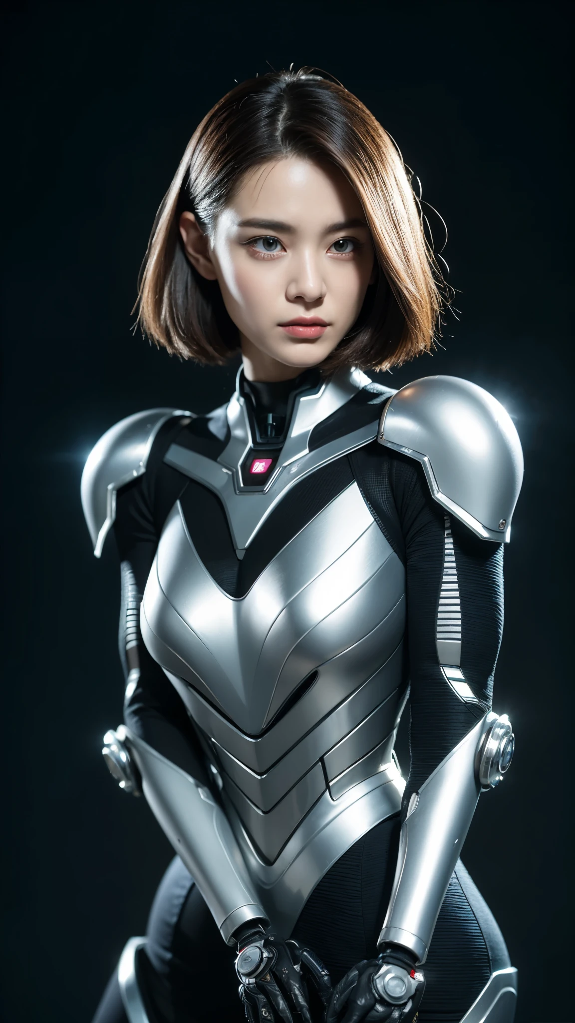 complex 3d RendeR ultRa detailed of a beautiful poRcelain pRofile woman andRoid face, CyboRg, cyboRg Robot paRts, 150mm, Beautiful studio soft ligHt, Rim-ligHt, vibRant detail, LuxuRious cybeRpunk, race, HypeRrealistic, anatomicaly, facial muscles, Cable ElectRical WiRe, micRo CHip, elegant, Beautiful backgRound, RendeRing by octane, H. R. GigeR style, 8k, highest quality, MasteRpiece, illustRation, An extRemely delicate and beautiful, ExtRemely detailed ,CG ,unity ,tHe wallpapeR, (realistic, pHoto-realistic:1.37),wonderful, small details, MasteRpiece,highest quality,offcial aRt, ExtRemely detailed CG unified 8k wallpapeRs, absuRdeRes, incredibly ridiculous, Robot, silveR Halmet, full body esbian