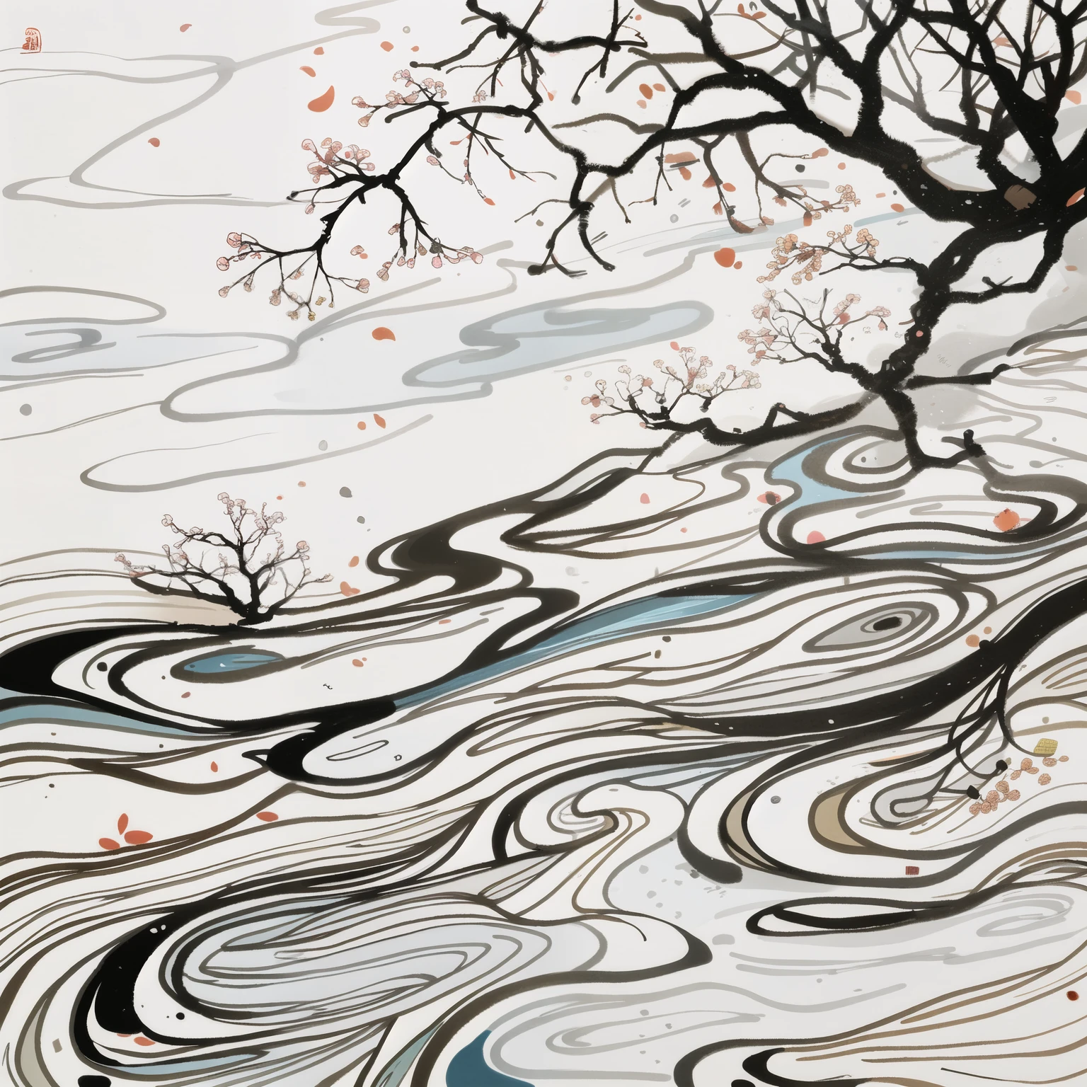 branches，Wu Guanzhong