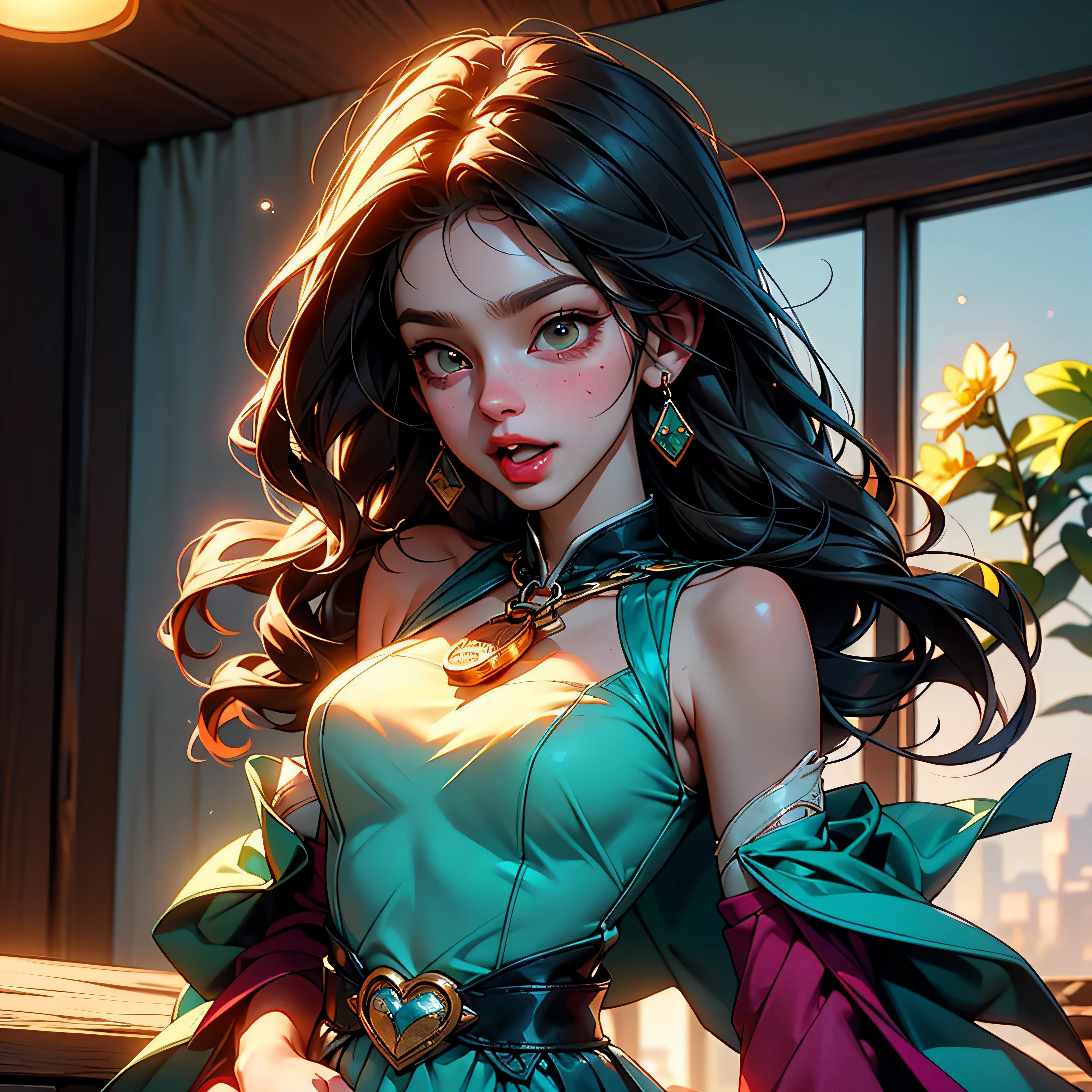 In the greenhouse, There are many potted cacti in the greenhouse. Cinematic ultra unrealengine5 masterpiece ultra_high-quality ultra_high-resolution CowGirl deep path equirectangular Gorgeous Diva epic brights eyes howling meticulously intricate ultra_high-details ultra_pro-photo-realistic ((athletic Diva Queen Native dreads african tanmed skin obvious agate perfect divine ecstatic cheekbones effects reddened embarrassed ultra beautiful_Eyes (Bright Eyes, Bright Eyes) brown black Turquoise Sapphires Open Mouth Teeth Smile tongue wet_lazuli_droplet pilot Jacket Floating crux fringe Eccentric Cape Pearl Lys Levitating Shoulders-Off chemise blanches dentelles clavicules papillotes reveal breasts falling sideboob felt satin orange corsait yellow spinel thick leather skirt silk assortie amples nombril revealing heart belt❤ cadena❤ pubic scarlet pubis-hairy obvious indigo Size silver adorned padlock Gold thighs legs garters Gothic inox boots)) enhanced ultra_sharp-focus luminescence Moonlight tourmaline volumetric lightning contrast saturate optimal accurate extreme improved reflex UHD NVIDIA_RTX_RENDERING RAY_TRACING DLSS_3 EFFECTS_CINEMATIC XT3 HDR DSLR cgi vfx sfx 3dcg color-coded romm rgb pbr fxaa txaa ssao weird conjuration strange fleuraison summon baby Lotus Earth floraison hearth sundrop liquid lava drop of Lava fullbodye tattoo sex naked nsfw varied multi etc. --v6 --s1000 --c20 --q5 --chaos100