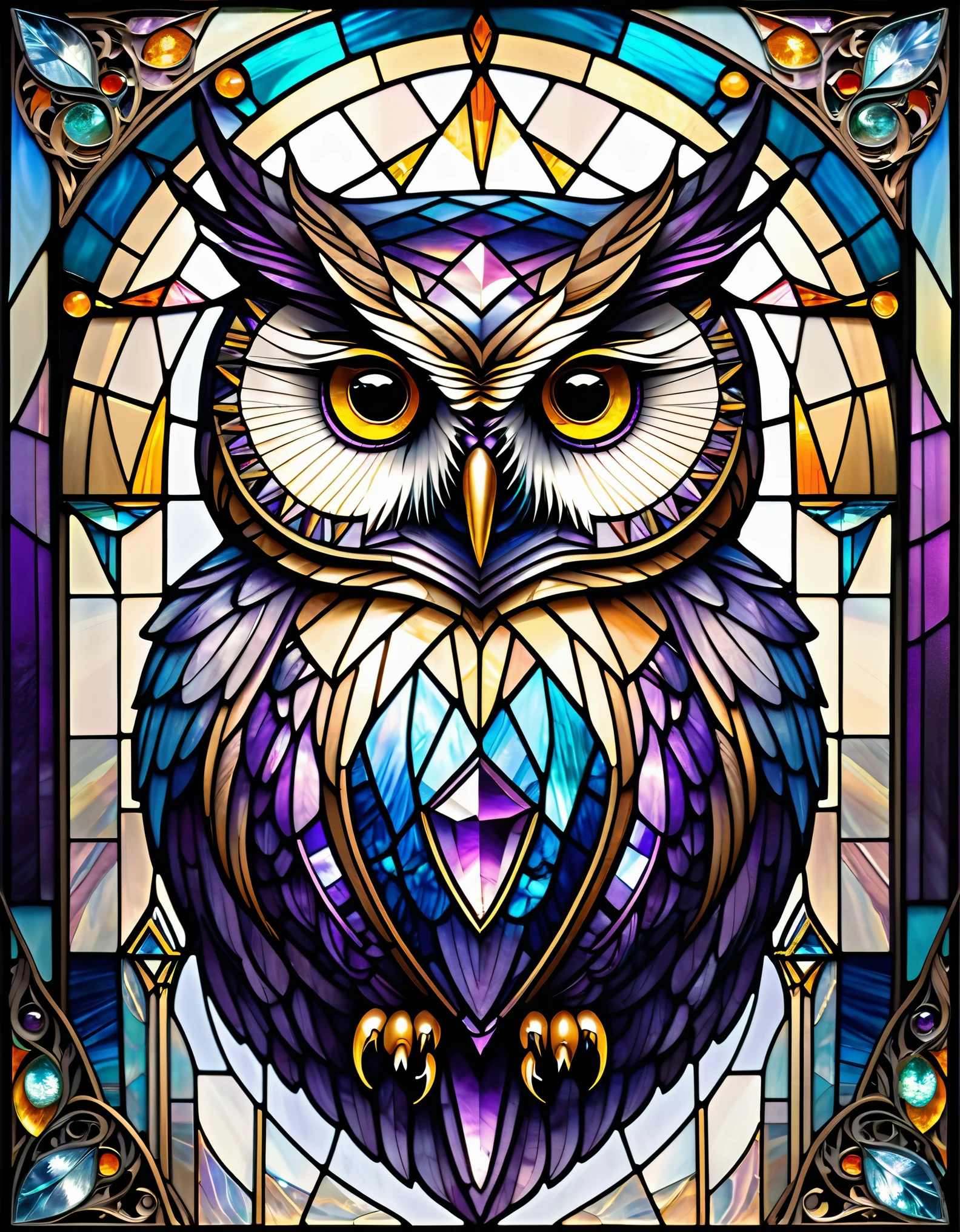 Symmetry (Stained glass art)